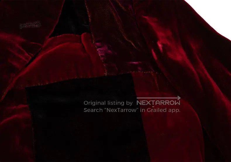 Comme des Garcons Comme des Garcons Color-block velvet tailcoat jacket Size M / US 6-8 / IT 42-44 - 7 Thumbnail