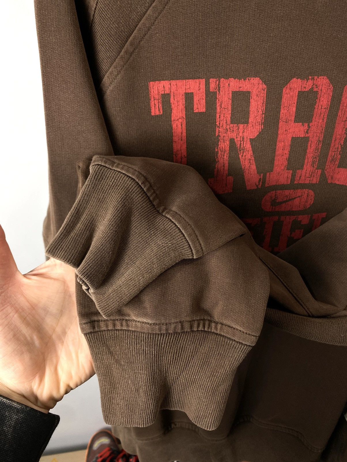 Nike Y2K 90’s Vintage Brown Nike Sweatshirt T Shirt Tn Zm Hype Size US L / EU 52-54 / 3 - 8 Thumbnail