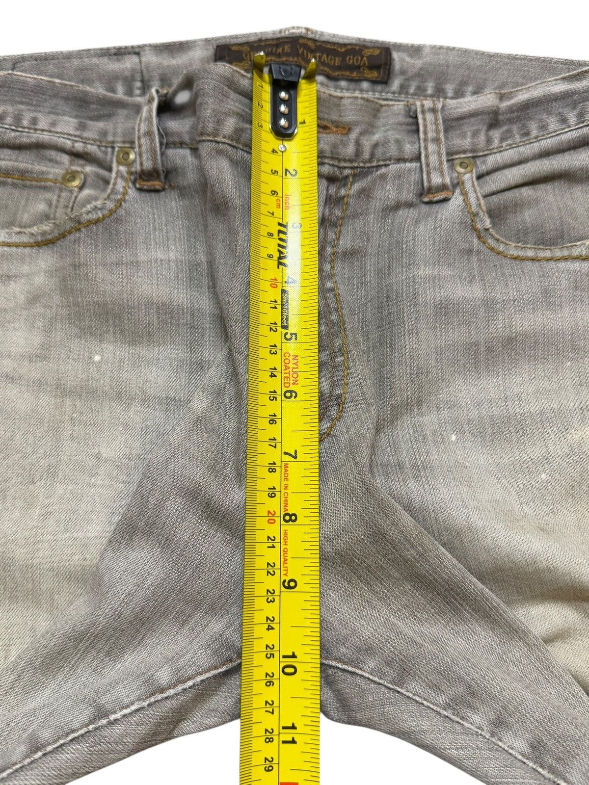 GOA Vintage GOA Mud Wash Faded Style Distressed Style Jeans Size US 30 / EU 46 - 15 Thumbnail