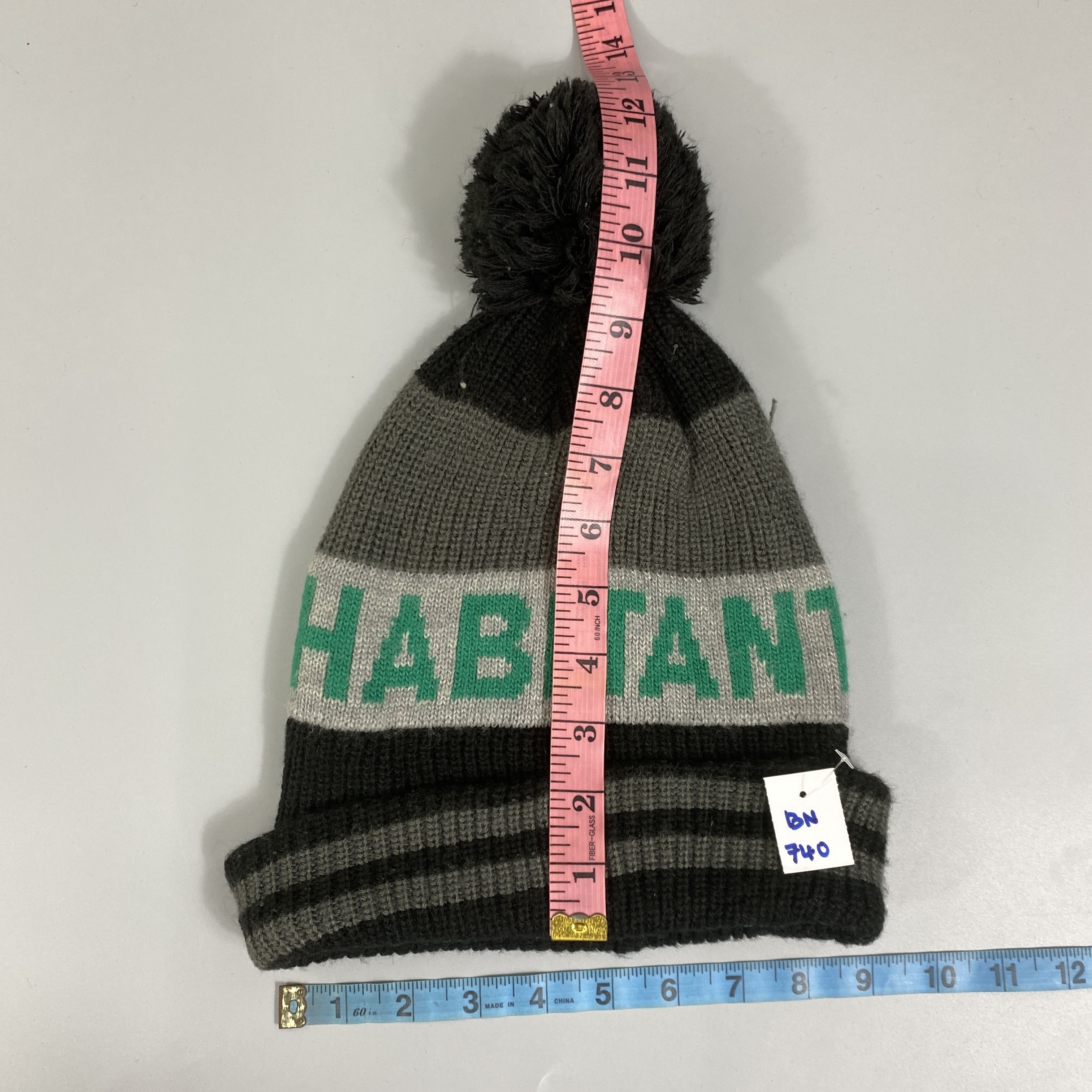 INHABIT Inhabitant Genuine Beanie Pom Pom -BN740 Size ONE SIZE - 5 Thumbnail