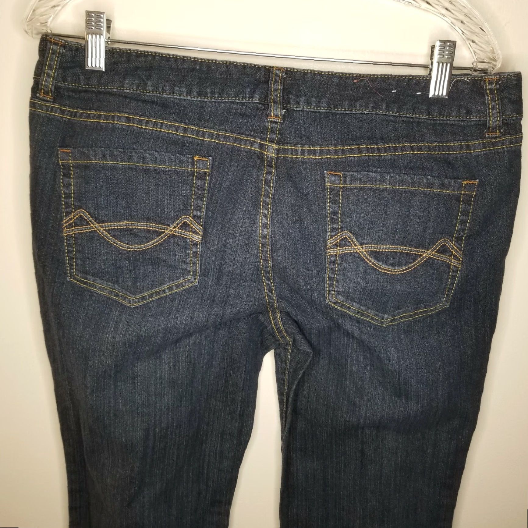 Mossimo MOSSIMO Juniors Jeans Size 13S Blue Bootcut Denim Stretch Slim 5-Pocket Size 34" / US 12 / IT 48 - 7 Thumbnail