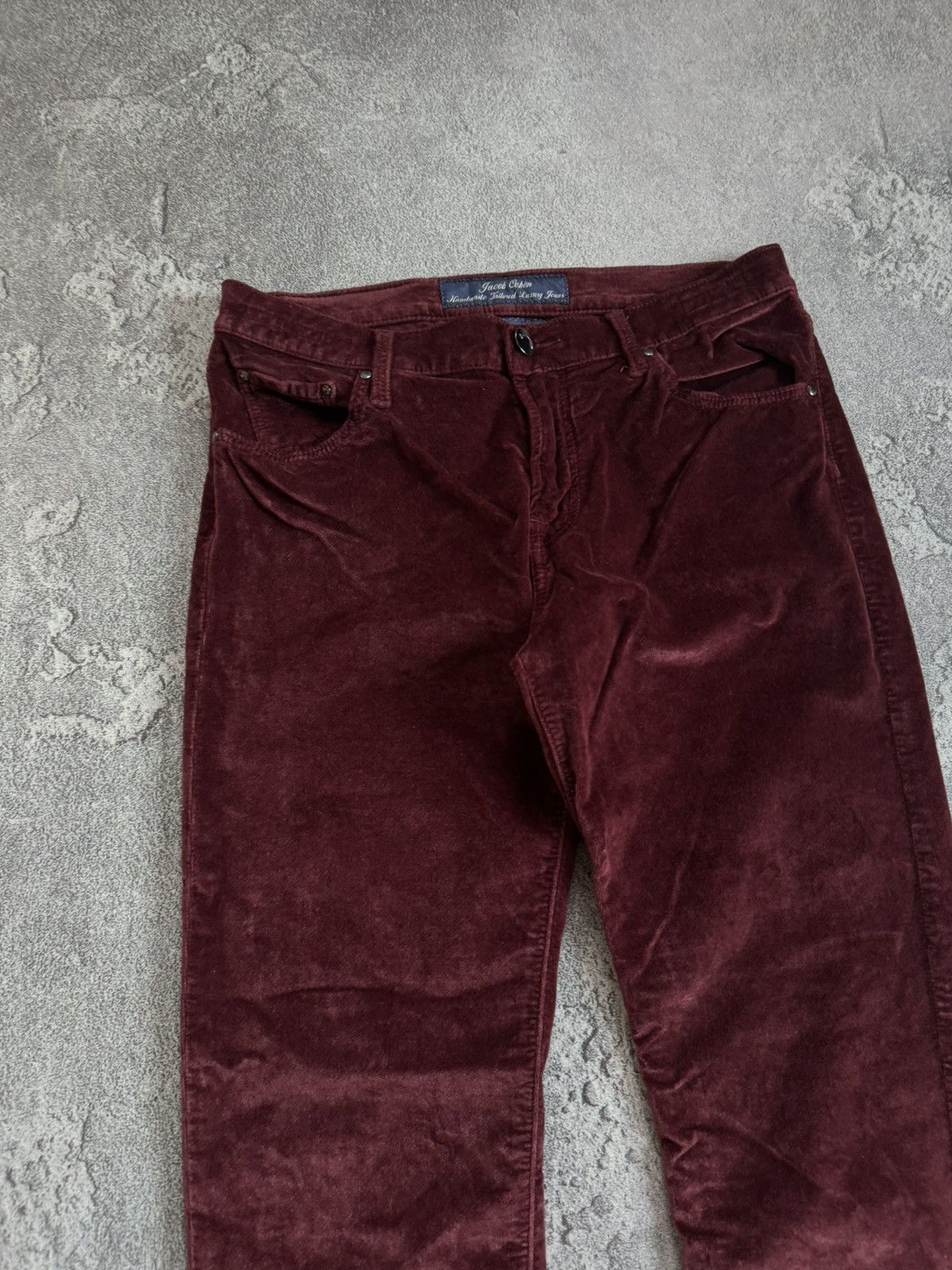 Jacob Cohen Jacob Cohen wmns kimberly velour velvet pants trousers chino Size 26" / US 2 / IT 38 - 9 Thumbnail