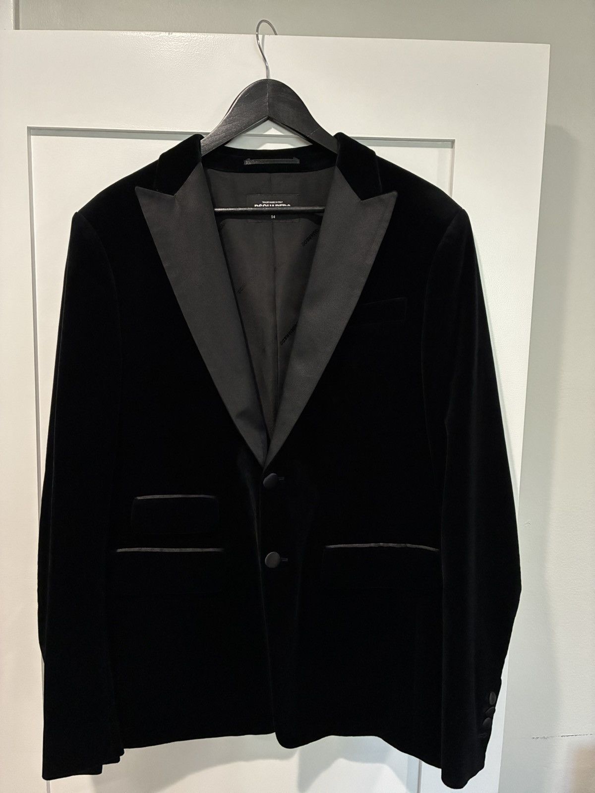 Dsquared2 Dsquared2 Velvet Tuxedo Blazer Size 54L - 1 Thumbnail