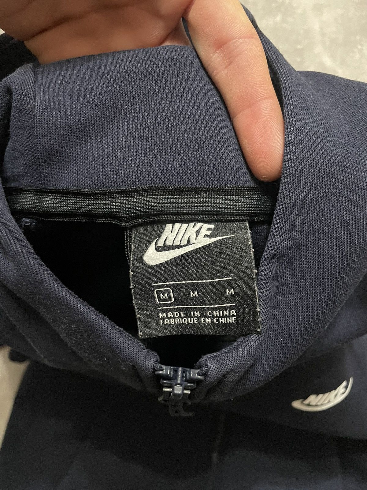 Nike × Vintage Nike Sportswear Tech Fleece Zip-Up Hoodie Size US M / EU 48-50 / 2 - 7 Thumbnail