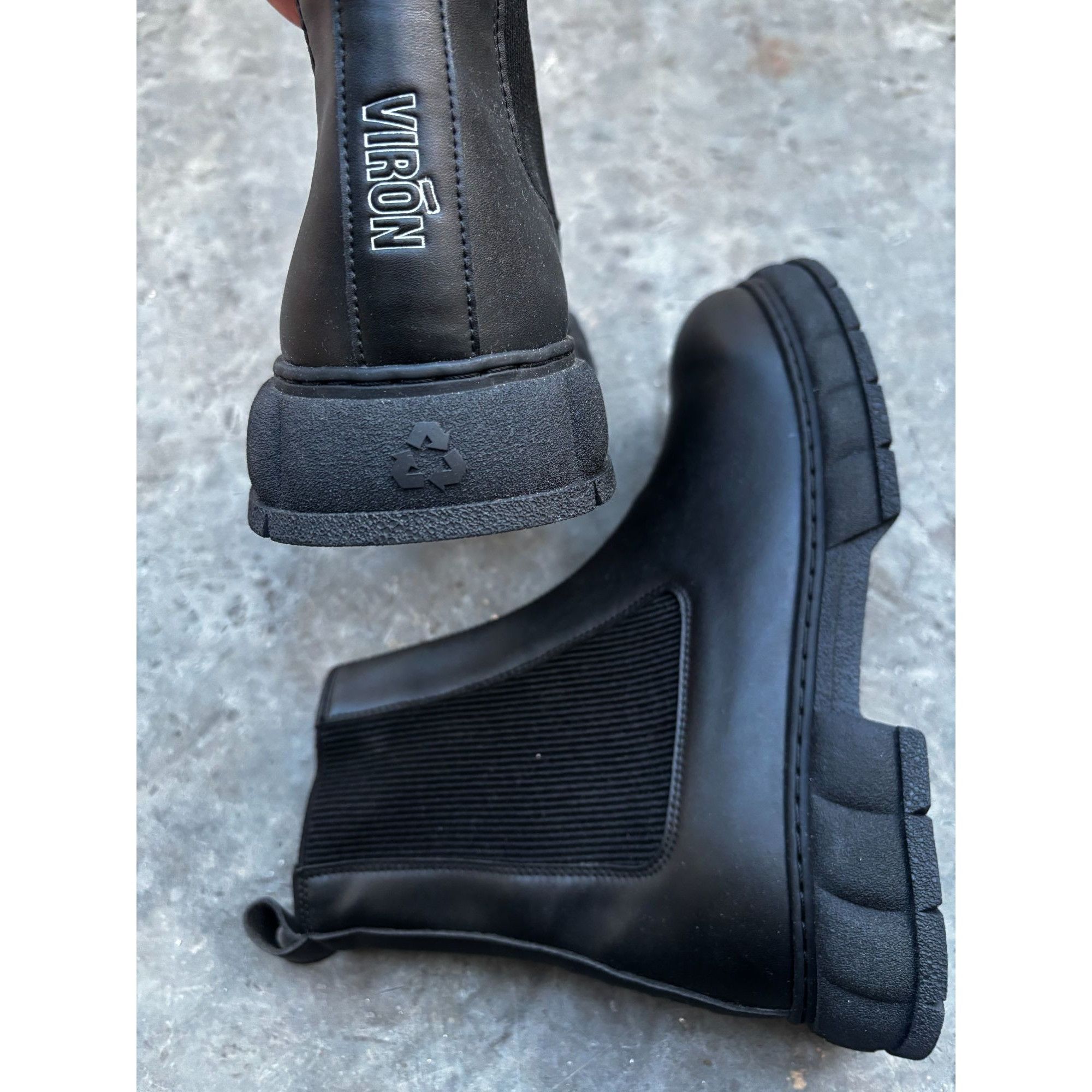 VIRON Viron 1997 Sustainable Black Chelsea Boots Size 39 Brand New Size US 9 / IT 39 - 4 Thumbnail