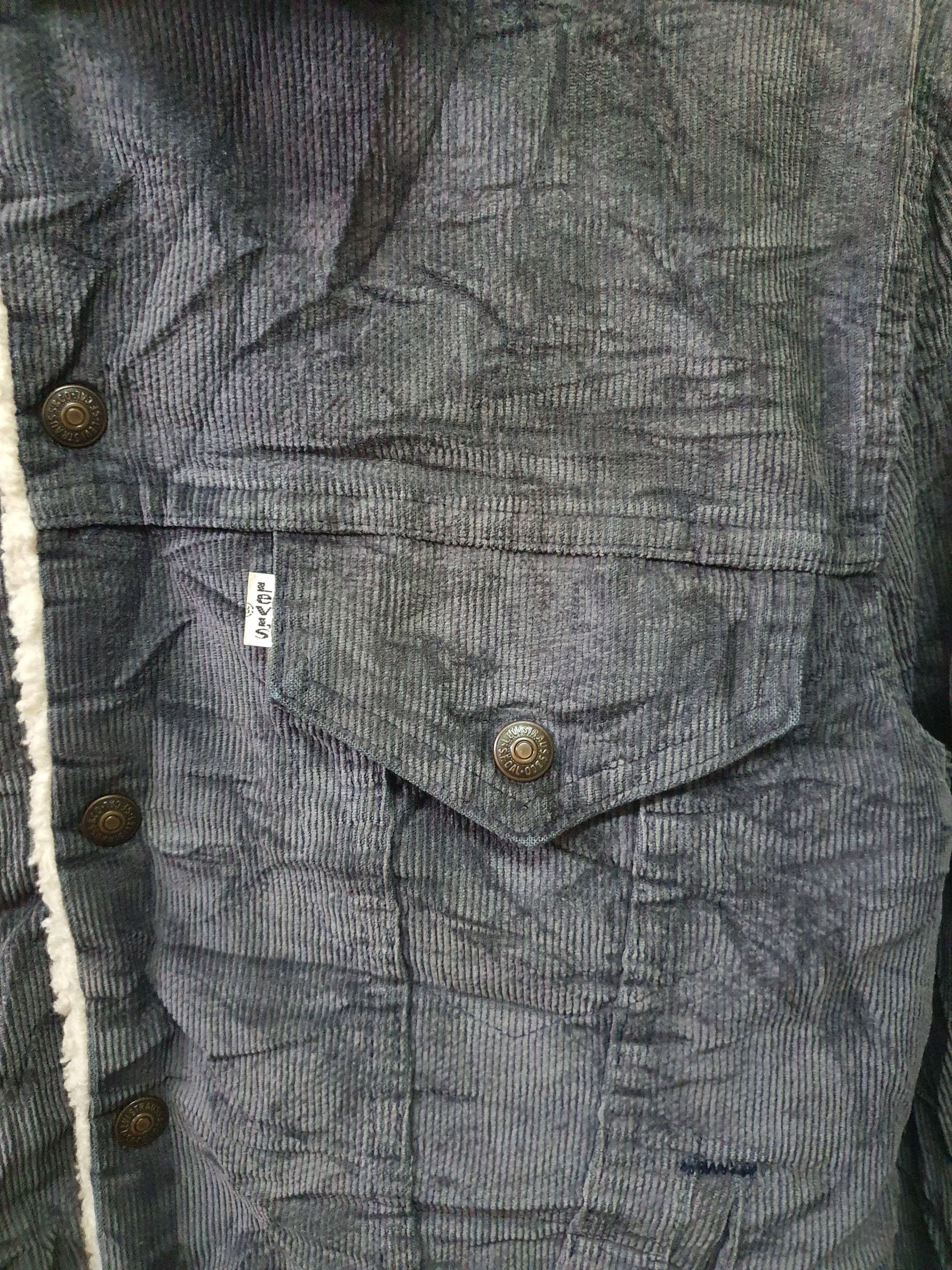Levi's 90s Levi's San Francisco denim sherpa jacket. Size US L / EU 52-54 / 3 - 5 Thumbnail