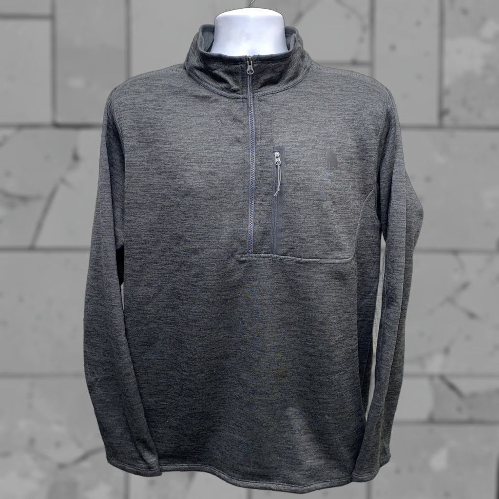 The North Face The North Face Mens Gray Polyester 1/2 Zip Pullover Jacket Size L Size US L / EU 52-54 / 3 - 1 Thumbnail