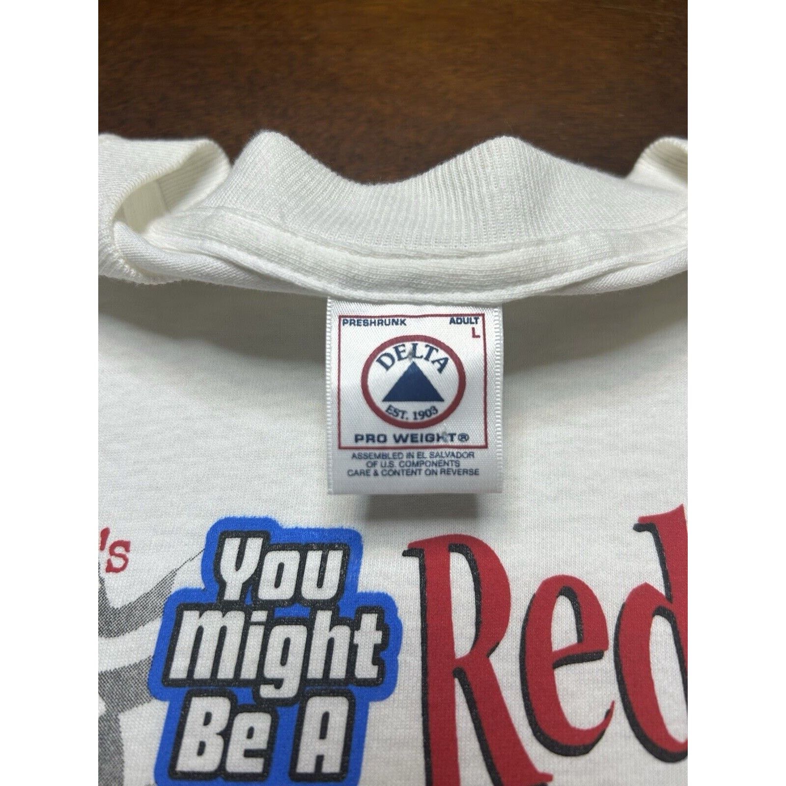 Delta VTG Y2K Jeff Foxworthy’s Comedy Redneck Racing Fan T Shirt Size US L / EU 52-54 / 3 - 3 Thumbnail