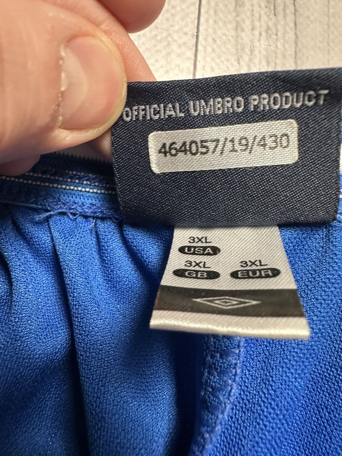 Umbro × Vintage Vintage Umbro monogram shorts blue size XXL/XXXL Size US 40 / EU 56 - 5 Thumbnail