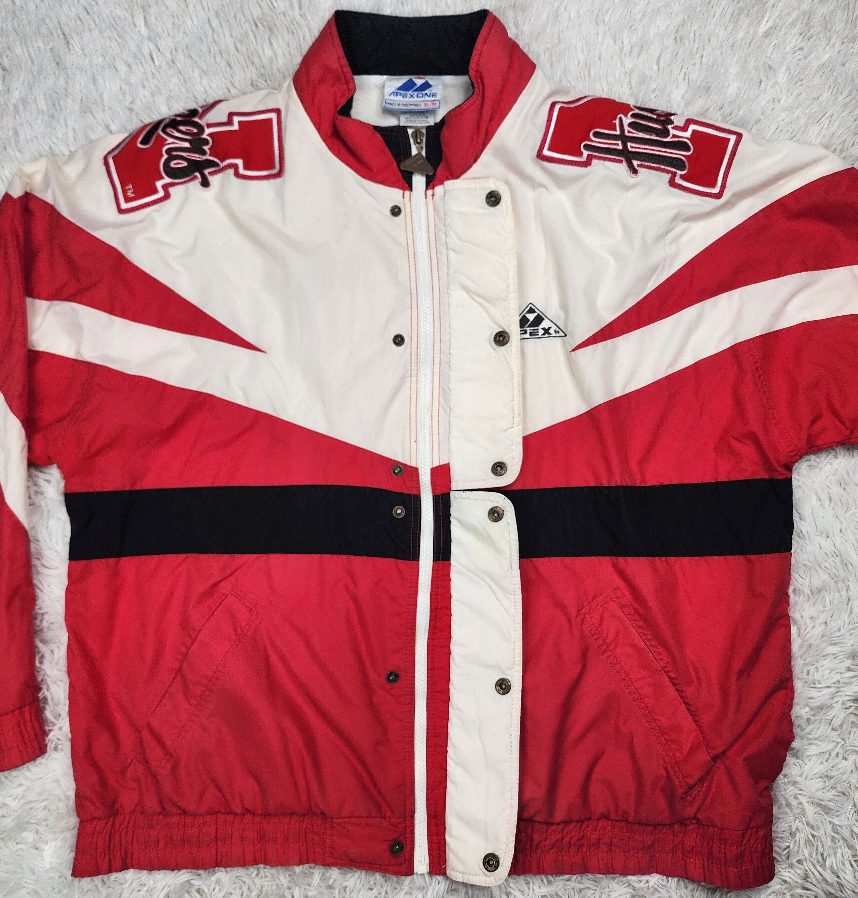 Apex One Vintage Apex one Nebraska Cornhuskers windbreaker jacket Size US XL / EU 56 / 4 - 5 Thumbnail