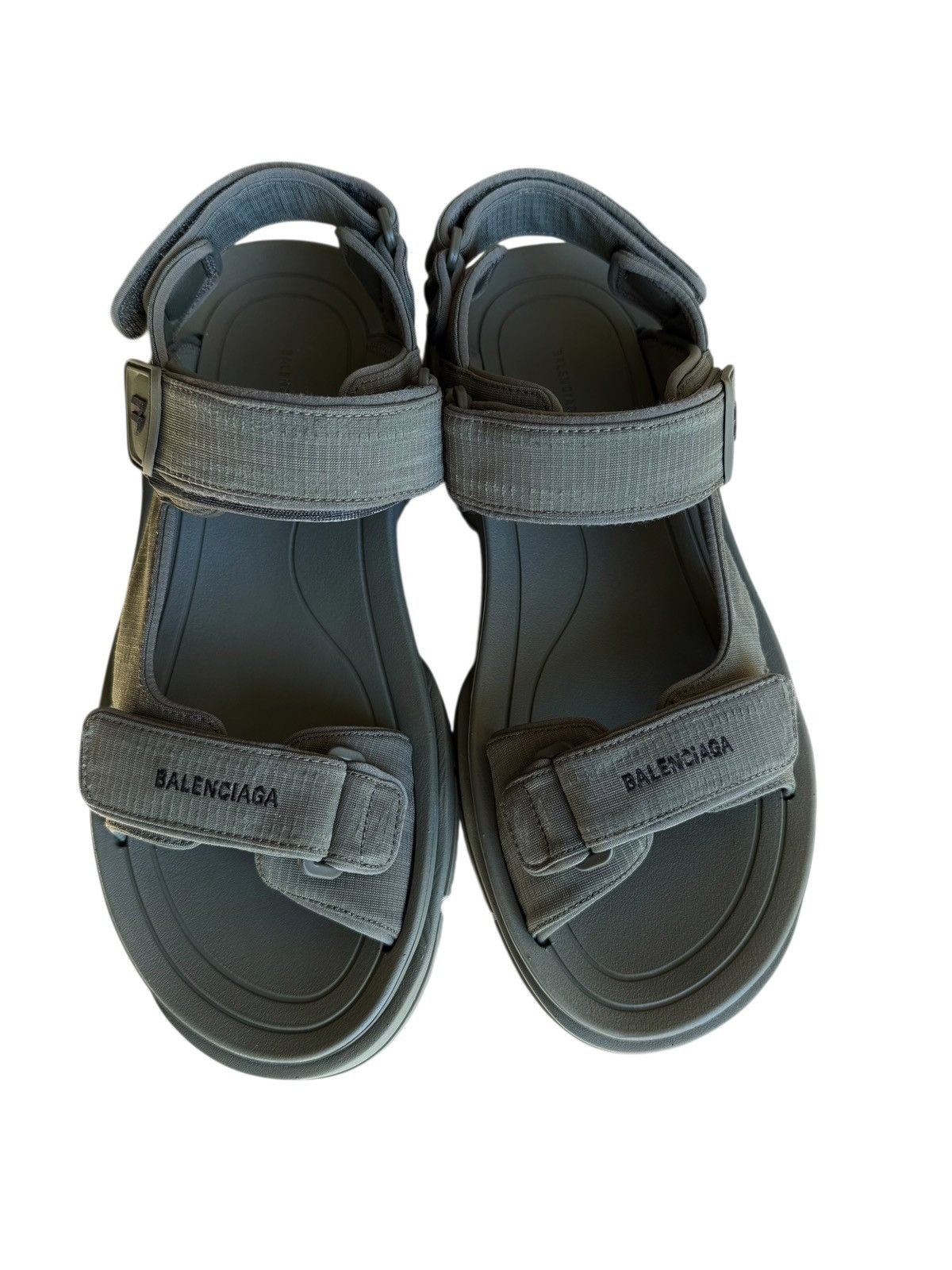 Balenciaga Tourist Strapped Olive Black Sandal Tevas Size US 13 / EU 46 - 5 Thumbnail