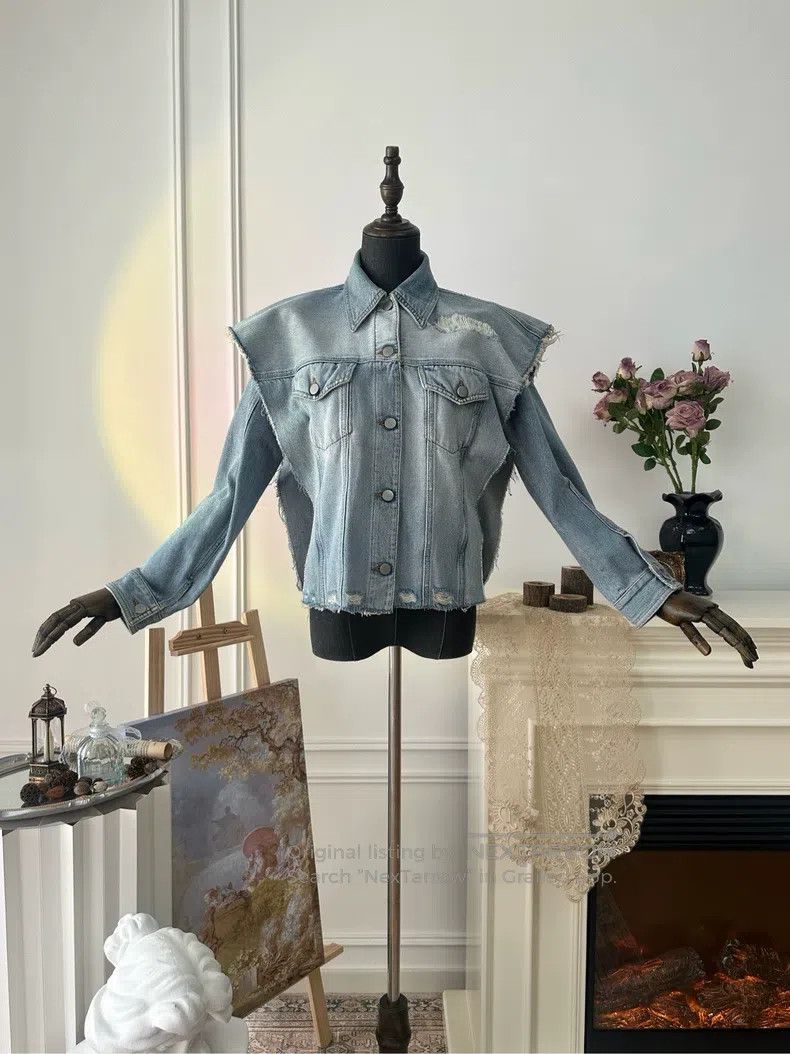 Maison Margiela Maison Margiela Broken and old detachable sleeve denim jac Size XS / US 0-2 / IT 36-38 - 1 Thumbnail