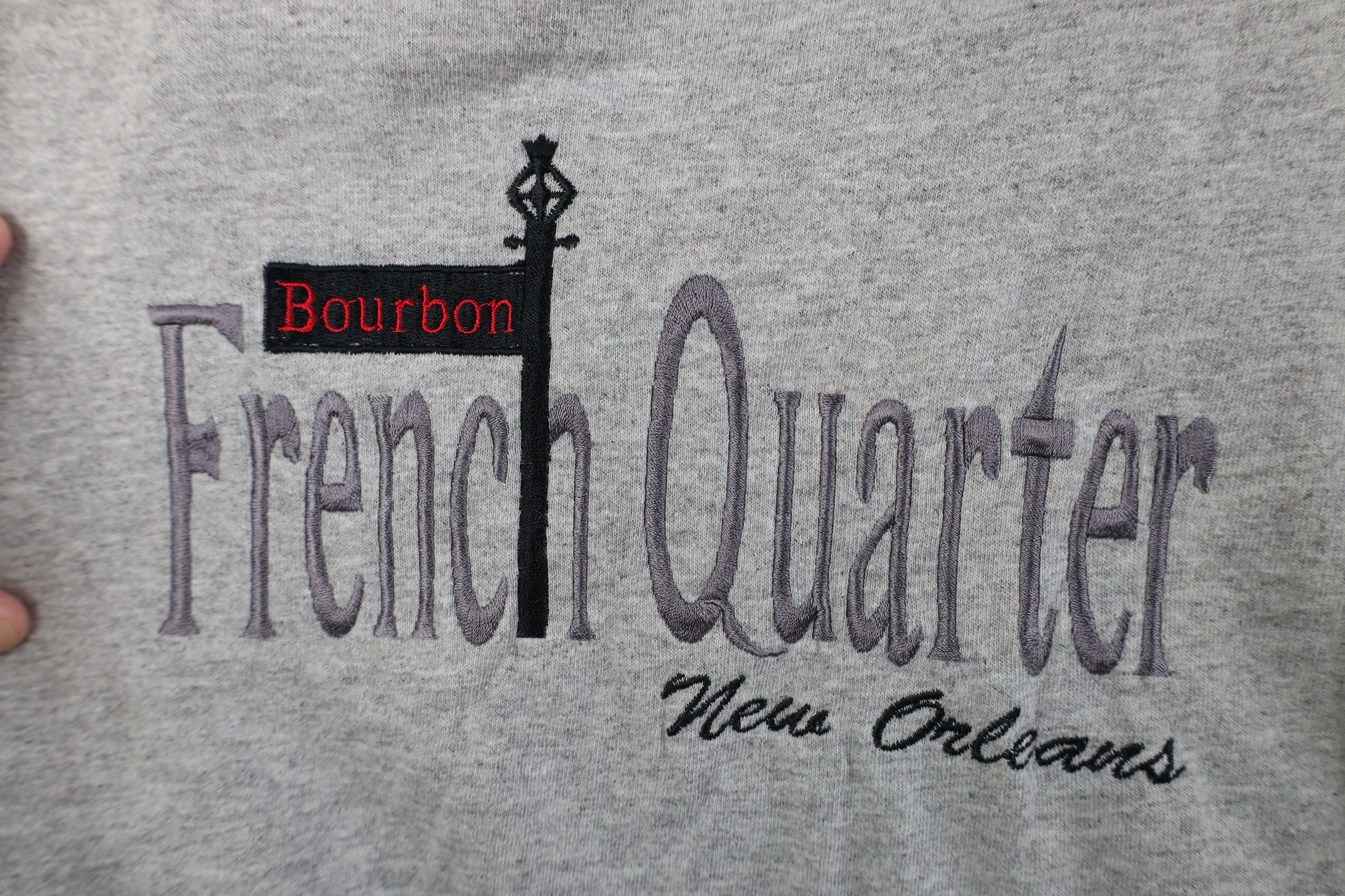 Vintage Vintage 90s Y2K French Quarter Street New Orleans T-Shirt Size US XXL / EU 58 / 5 - 4 Thumbnail