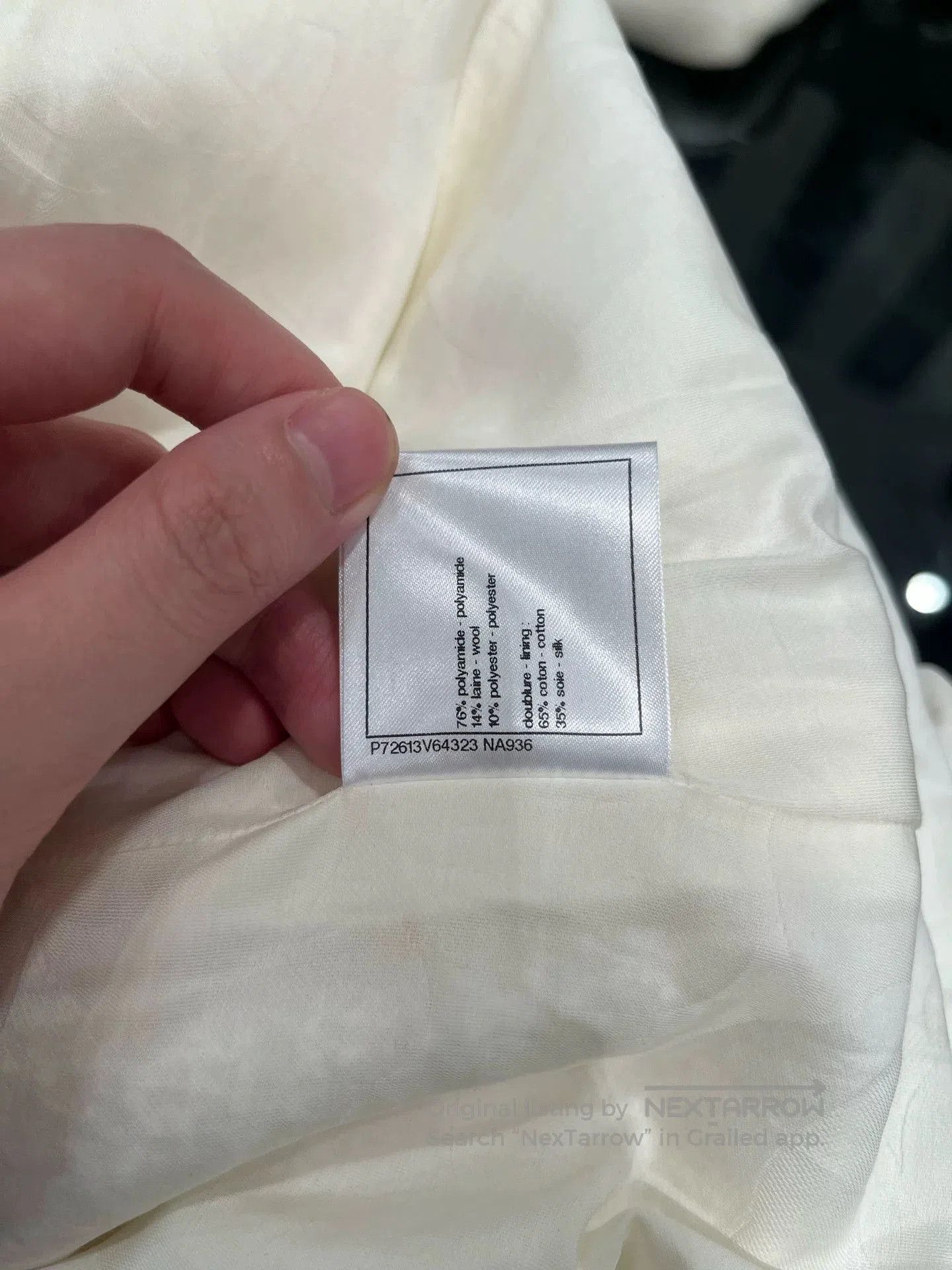 Chanel Chanel 22S White Tweed Jacket fr36. Size US M / EU 48-50 / 2 - 7 Thumbnail