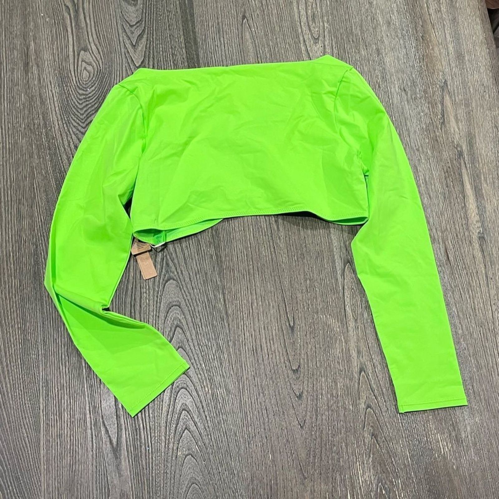 SKIMS NWT Skims Recycled Swim Long Sleeve Shrug Swim Top XL Size ONE SIZE - 4 Thumbnail