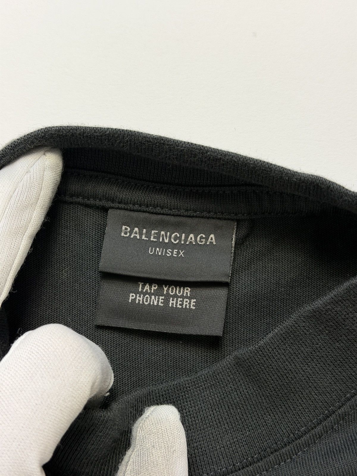 Balenciaga Balenciaga Ebay Embroidery Oversized Black Tee Shirt Size US M / EU 48-50 / 2 - 5 Thumbnail