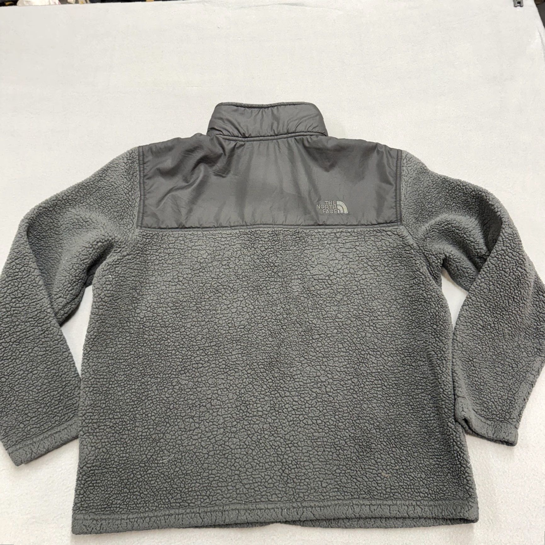The North Face The North Face Fleece Jacket Mens Large Gray Sherpa Quarter Zip Pullover Outdoor Size US L / EU 52-54 / 3 - 5 Thumbnail