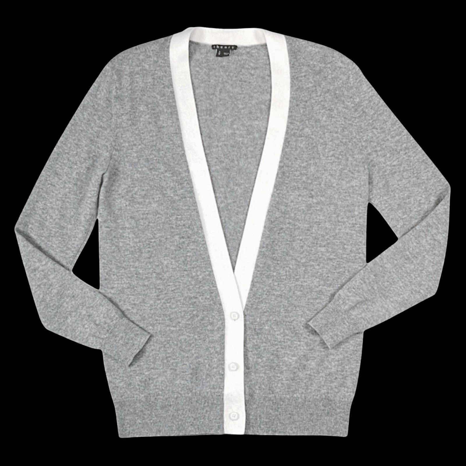 Theory Theory Gray Cashmere Sweater | Size S Size S / US 4 / IT 40 - 1 Thumbnail