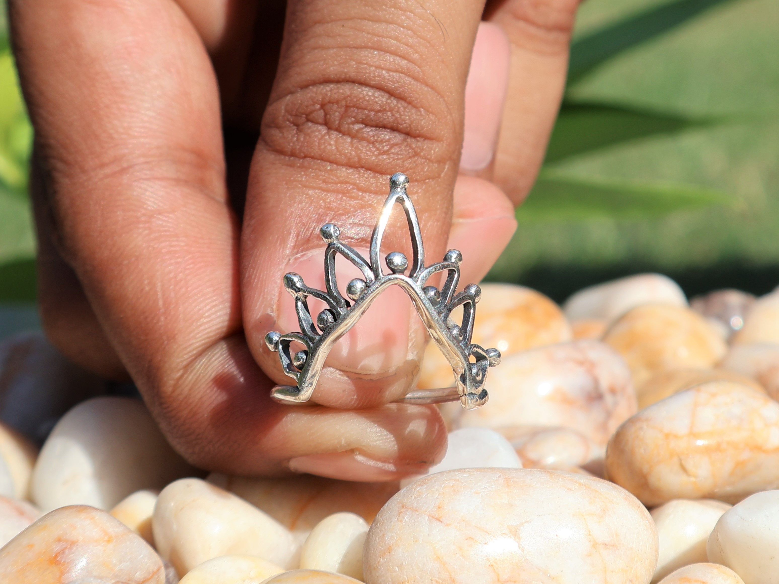 Handmade Crown Queen Ring, 925 Sterling Silver Ring, Handmade Ring, Size ONE SIZE - 4 Thumbnail
