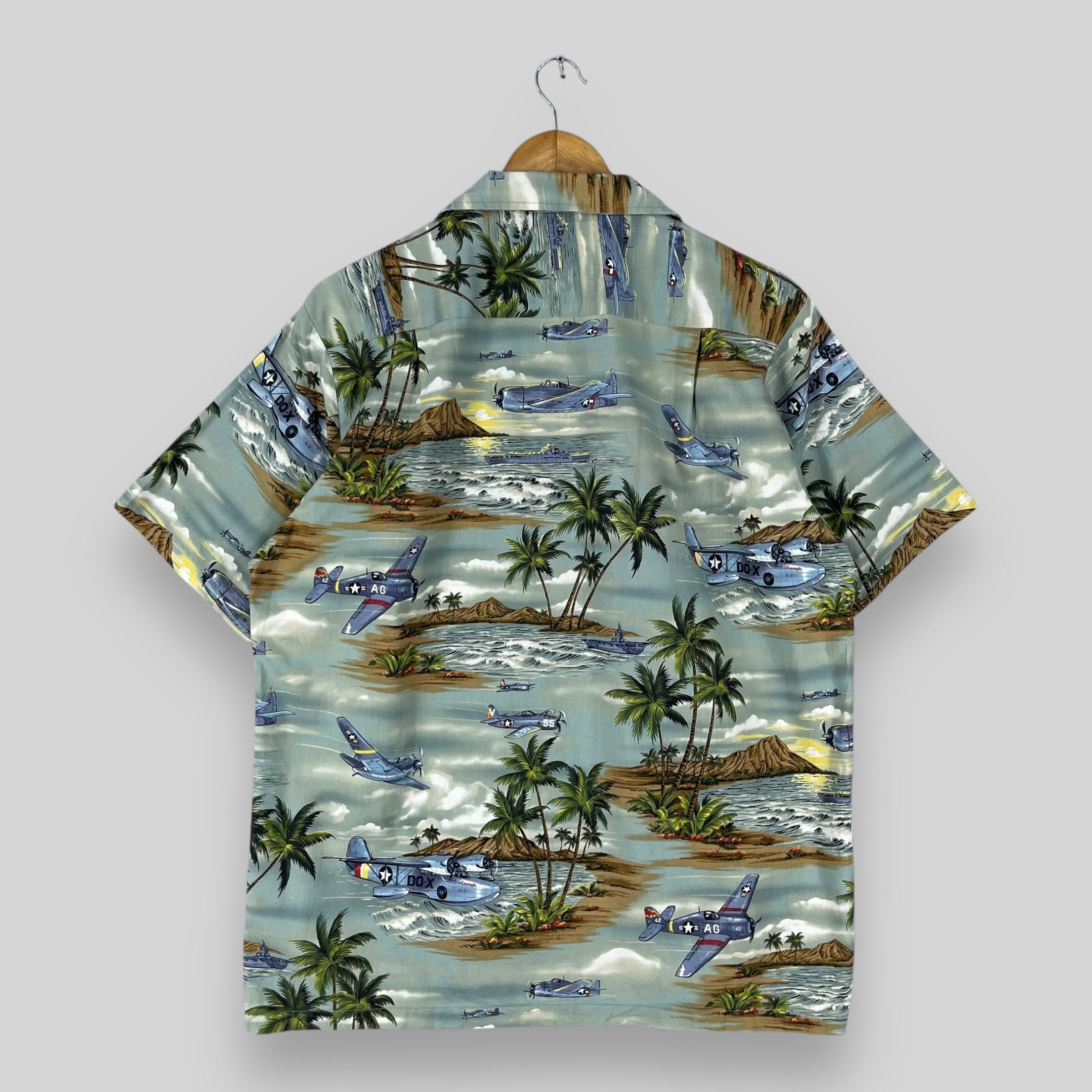 Vintage Vintage 90s Hawaiian Honolulu Beach American Flying Squad Size US M / EU 48-50 / 2 - 7 Thumbnail