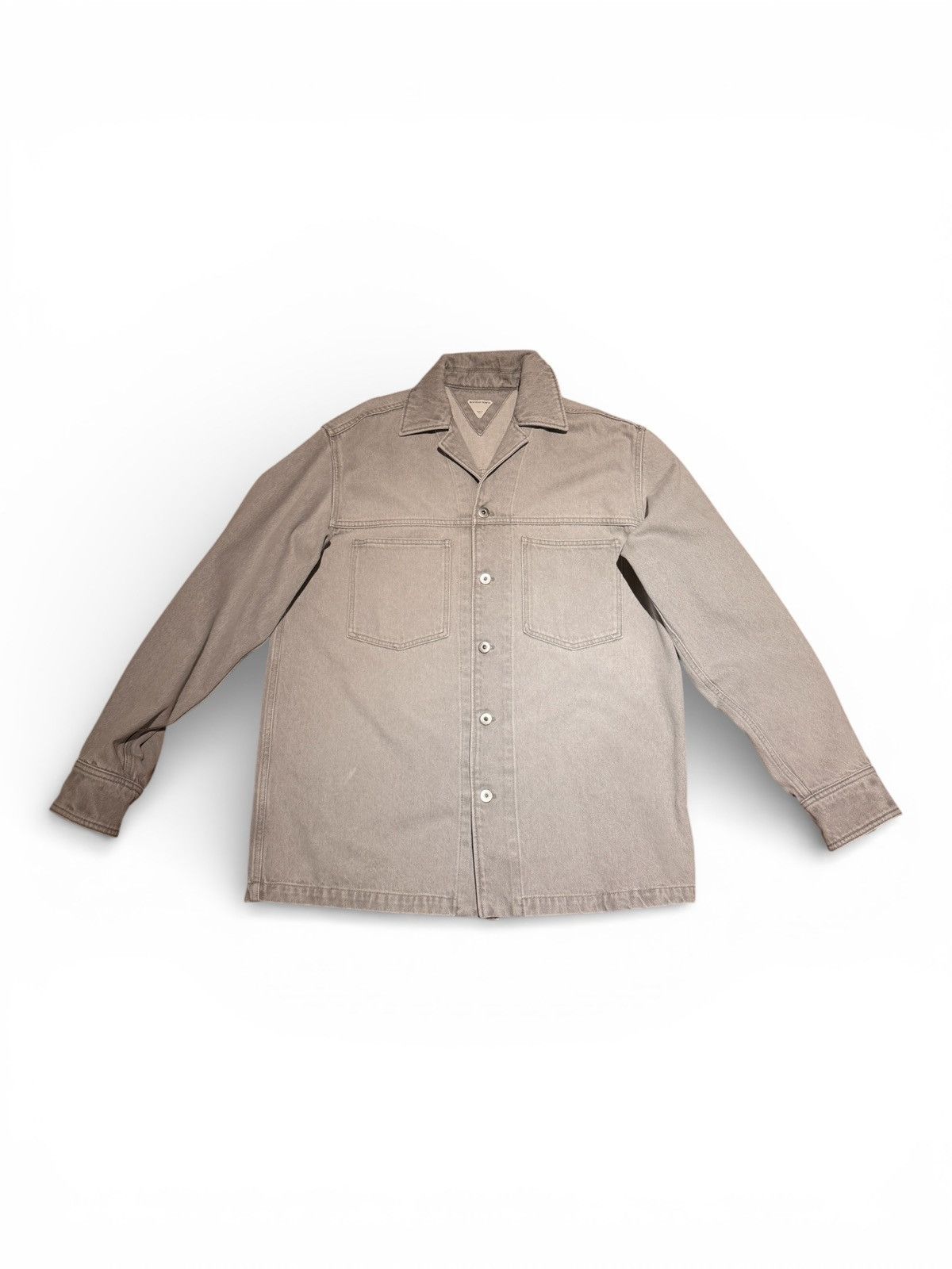 Bottega Veneta Bottega Veneta Washed Denim Shirt Brand New Size US S / EU 44-46 / 1 - 1 Thumbnail