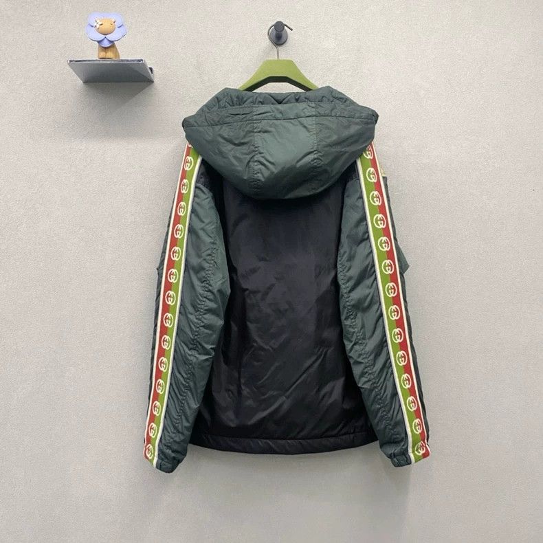 Gucci Gucci Green retro GG caccard color block jacket 2502-Nextar Size US S / EU 44-46 / 1 - 2 Thumbnail