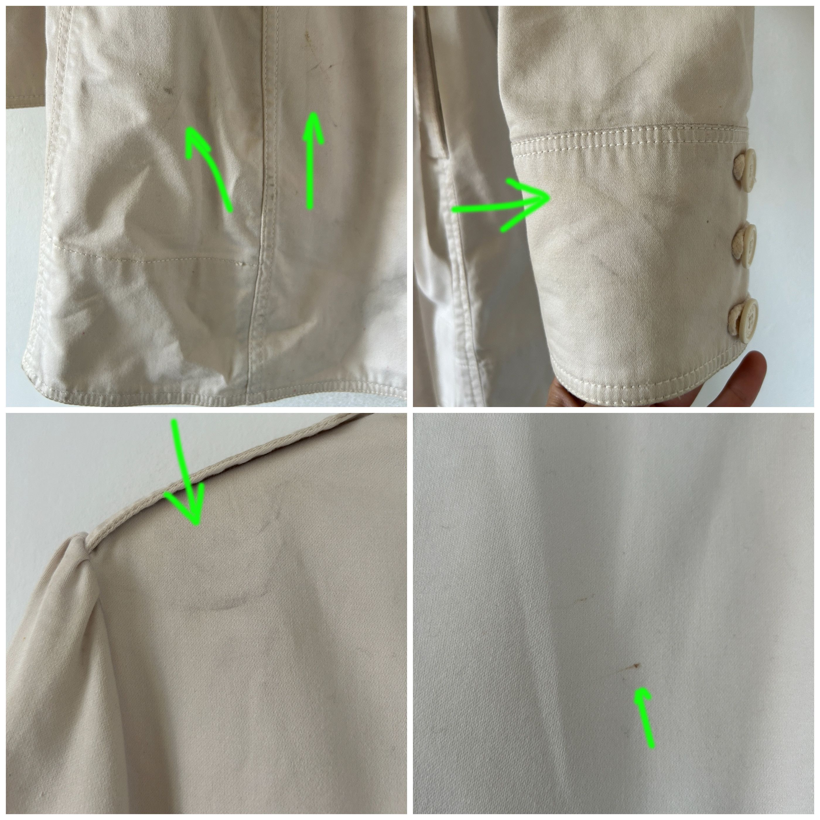 Marc Jacobs Marc Jacobs white trench coat Size L / US 10 / IT 46 - 9 Thumbnail