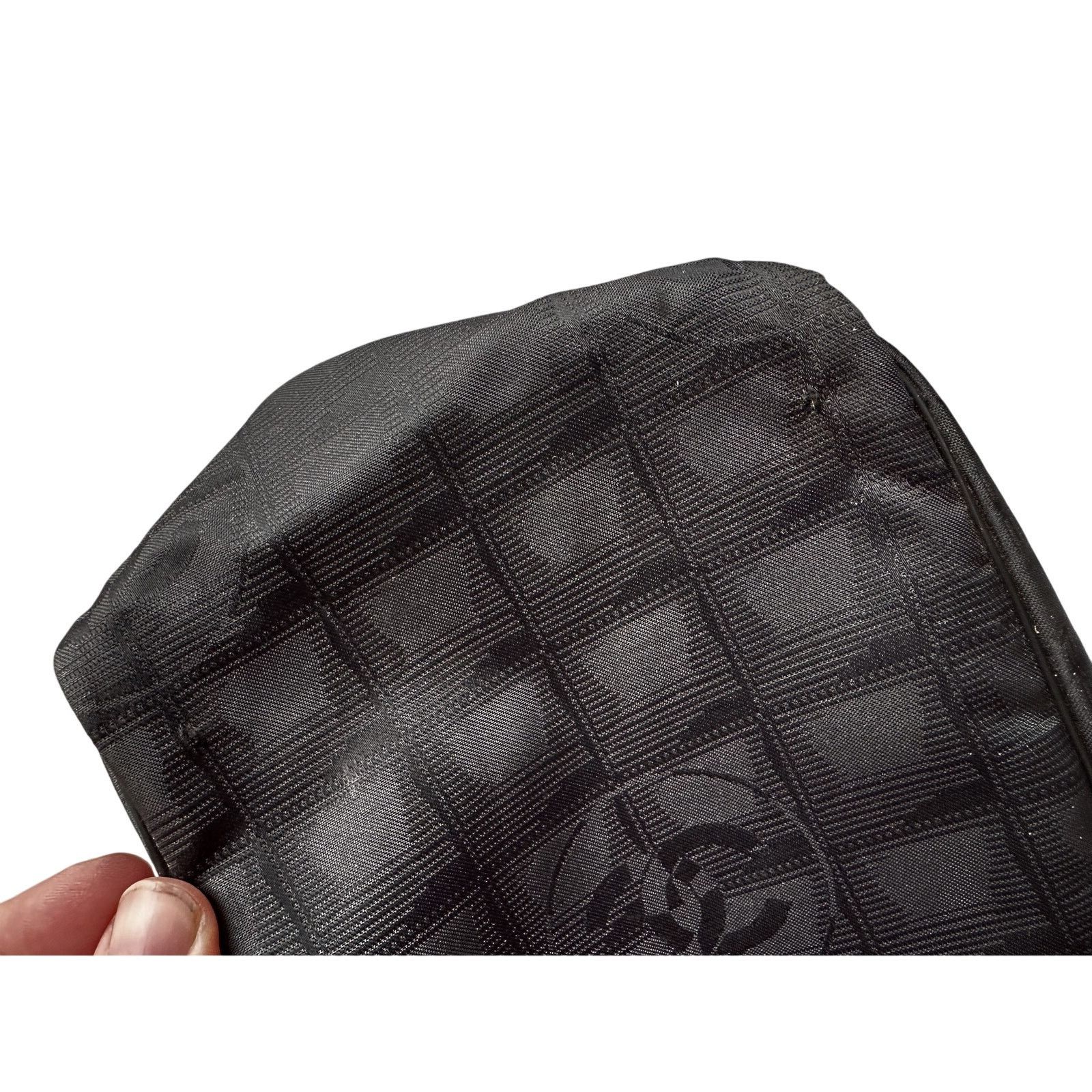 Chanel CHANEL Black Nylon Travel Line Tote Bag Size ONE SIZE - 13 Thumbnail