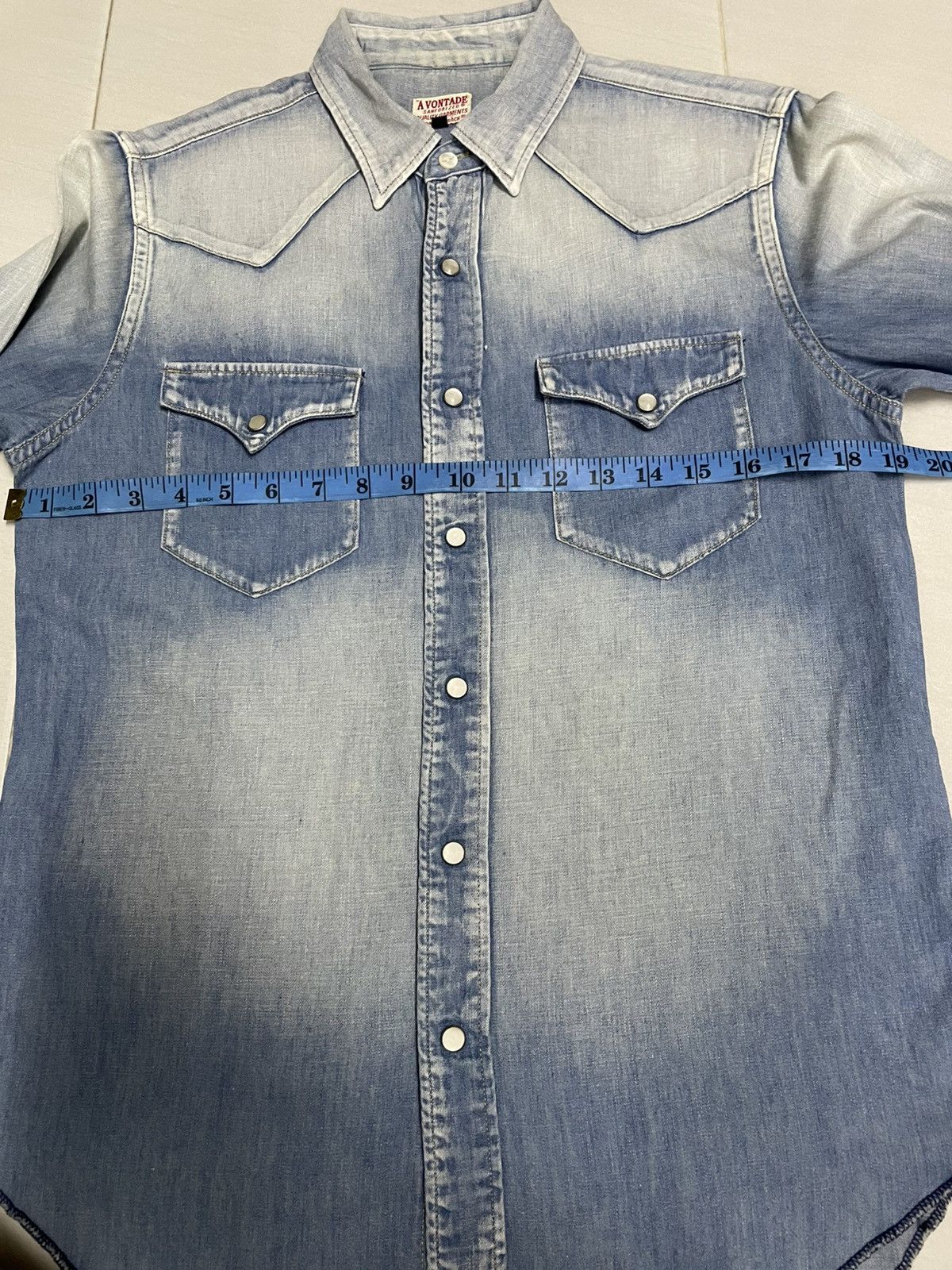 *A VONTADE A Vontade Japan Western Shirts Size US S / EU 44-46 / 1 - 8 Thumbnail