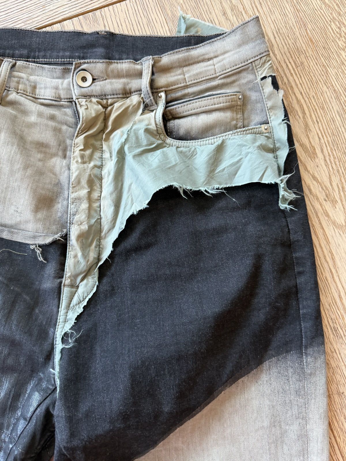 Rick Owens Mineral Pearl Bolan Bootcut