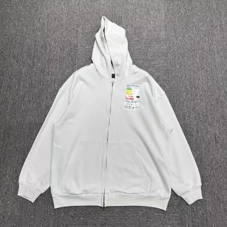 Balenciaga Balenciaga Energy Label Hoodie - dmc Size US S / EU 44-46 / 1 - 1 Thumbnail