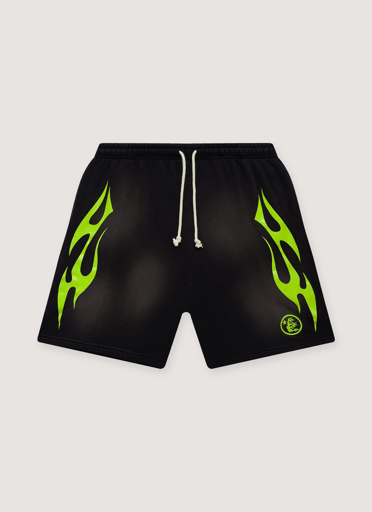 HELLSTAR Flame Shorts Black Green Size US 36 / EU 52 - 1 Thumbnail