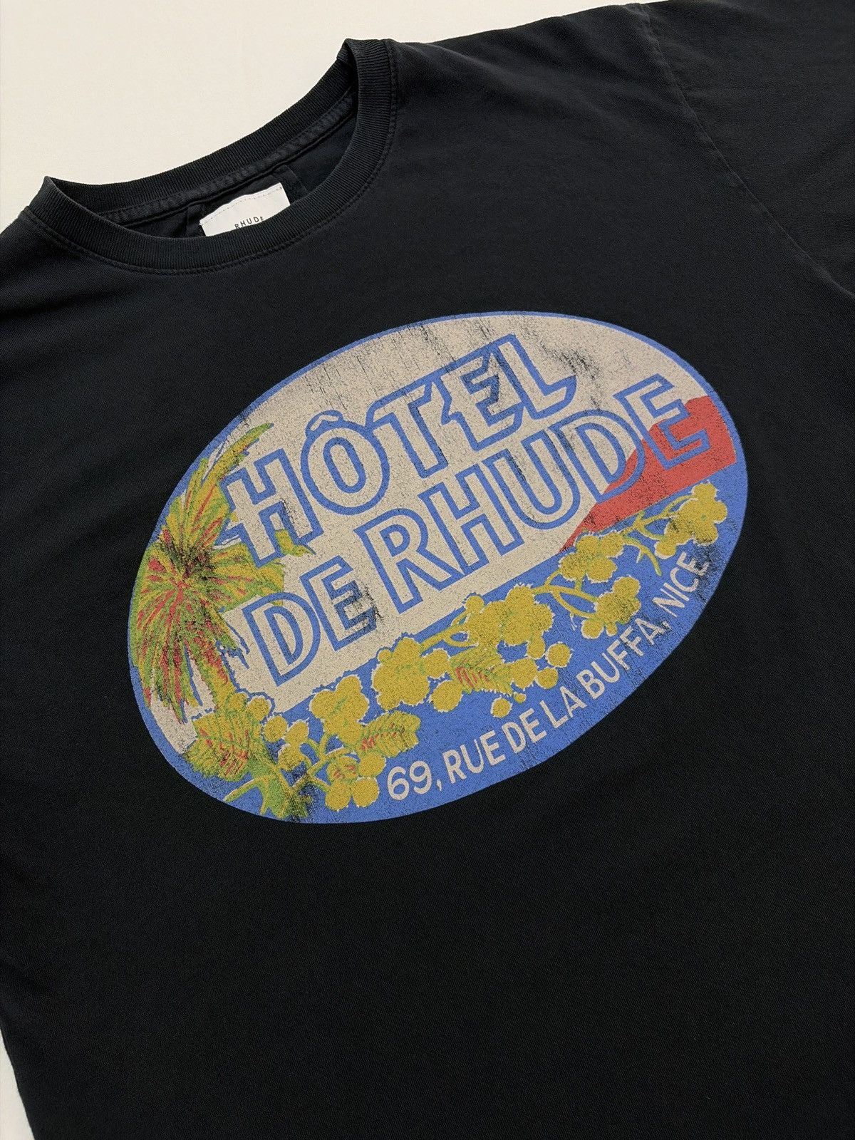 Rhude Rhude Dimora Hotel De 69 Rue De La Buffa Nice Tee Size US S / EU 44-46 / 1 - 4 Thumbnail