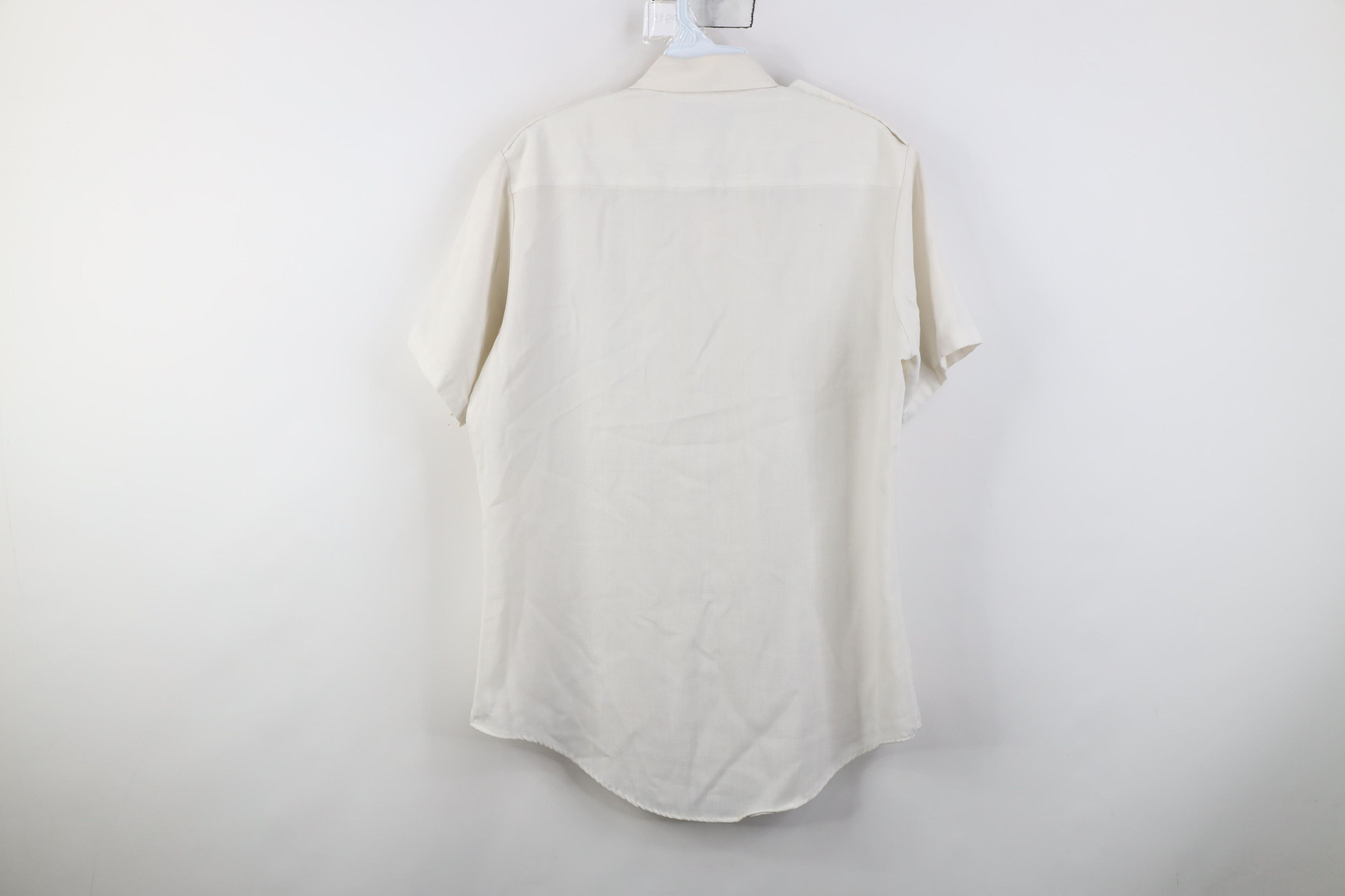 Vintage Vintage 70s Streetwear Flight Short Sleeve Button Shirt Size US M / EU 48-50 / 2 - 15 Thumbnail