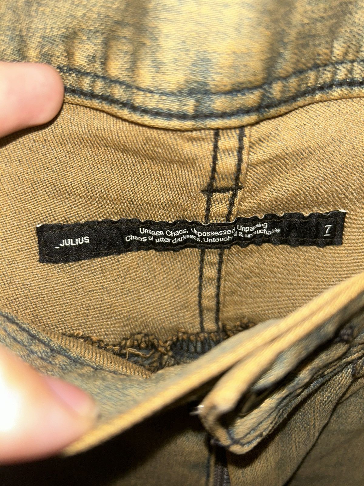 Julius JULIUS 7 SPIRAL CUT IN INDIGO STRETCH DENIM Size US 29 - 4 Thumbnail