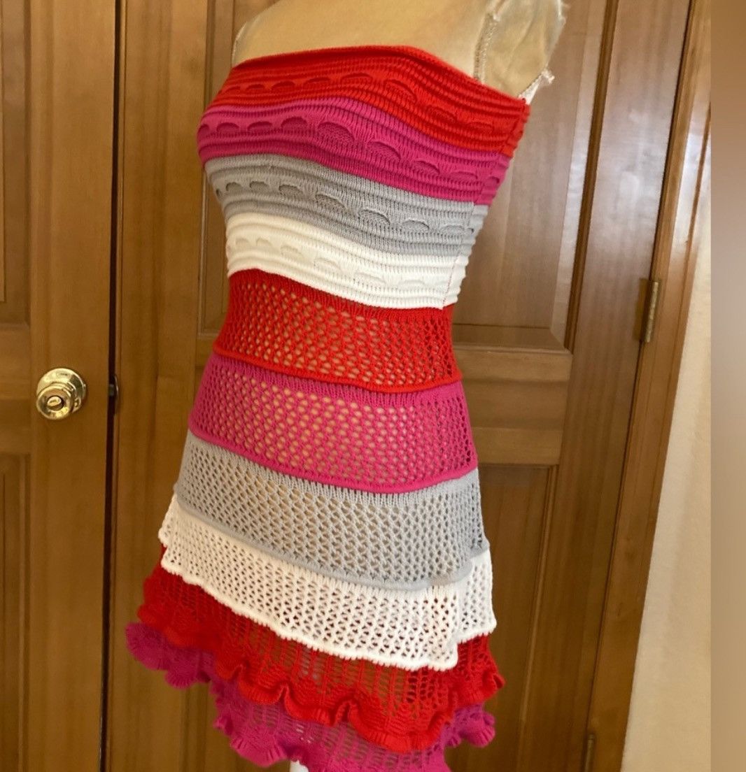 Designer × Other NWT, Lavishly Paris Women’s Crochet Beach Dress Size S / US 4 / IT 40 - 4 Thumbnail