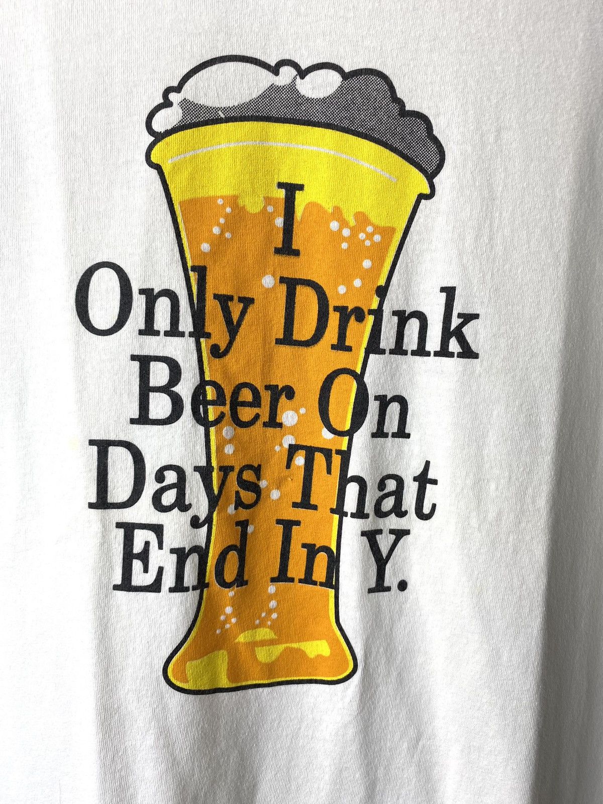 Band Tees 00’s Vintage I Drink Only Beer T Shirt Coors Budweiser Size US L / EU 52-54 / 3 - 2 Thumbnail