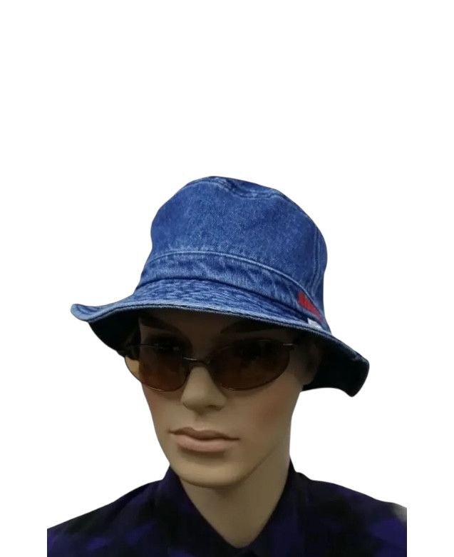 Edwin STEALS💥 Vintage EDWIN Fedora Denim Bucket Hat Size ONE SIZE - 3 Thumbnail