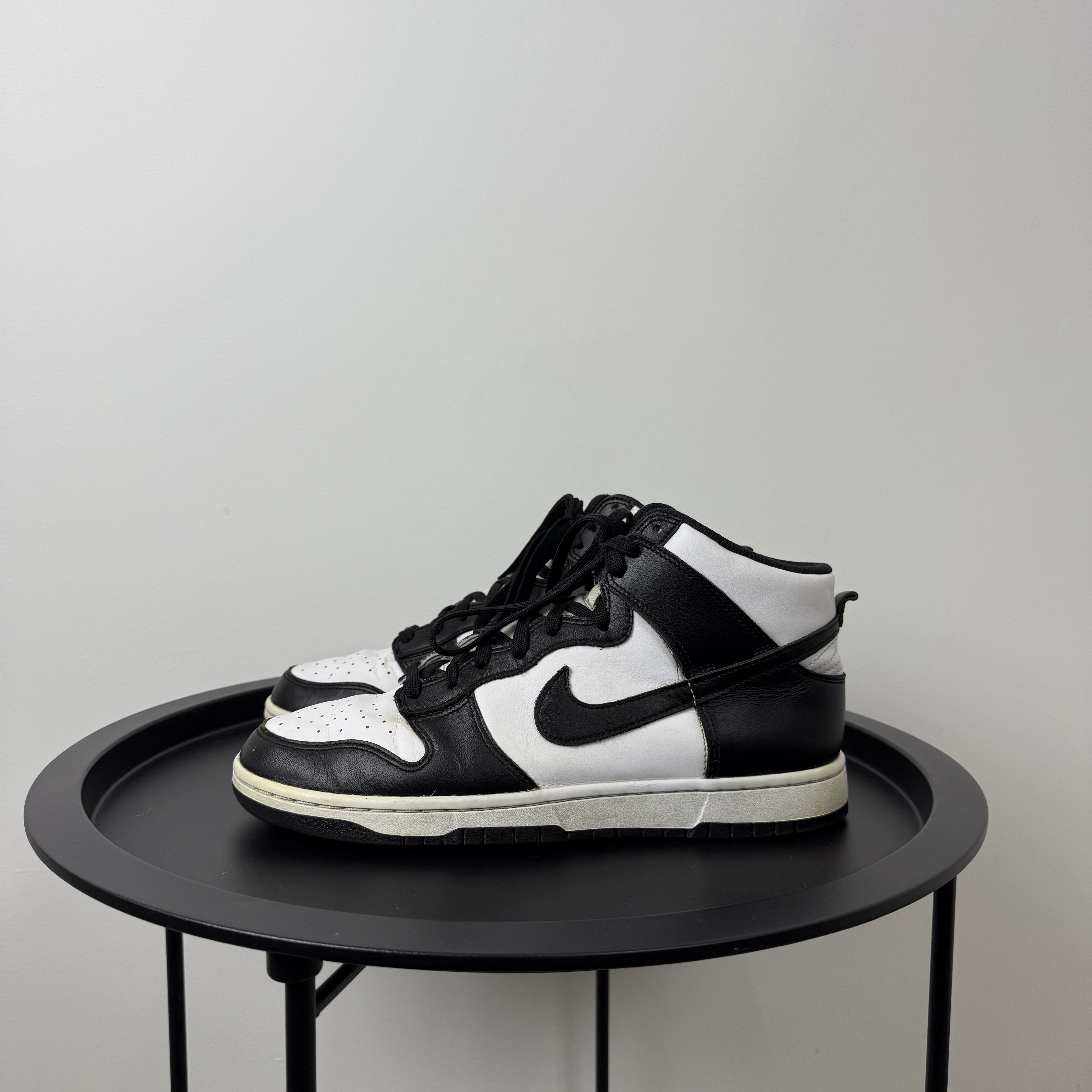 Nike Nike Dunk High Black/White Hi-Top Sneakers Size US 10 / EU 43 - 4 Thumbnail