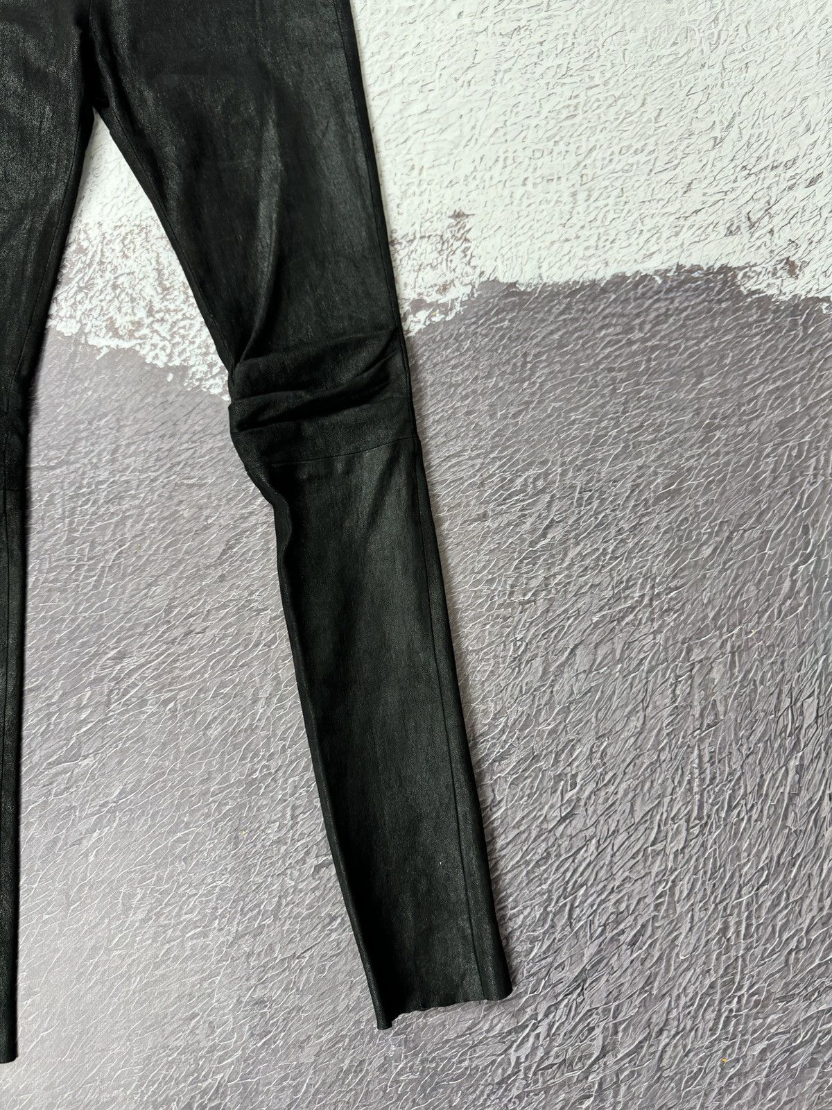 Other Hironae Paris black lambskin leather leggings women size 26 Size 26" / US 2 / IT 38 - 4 Thumbnail