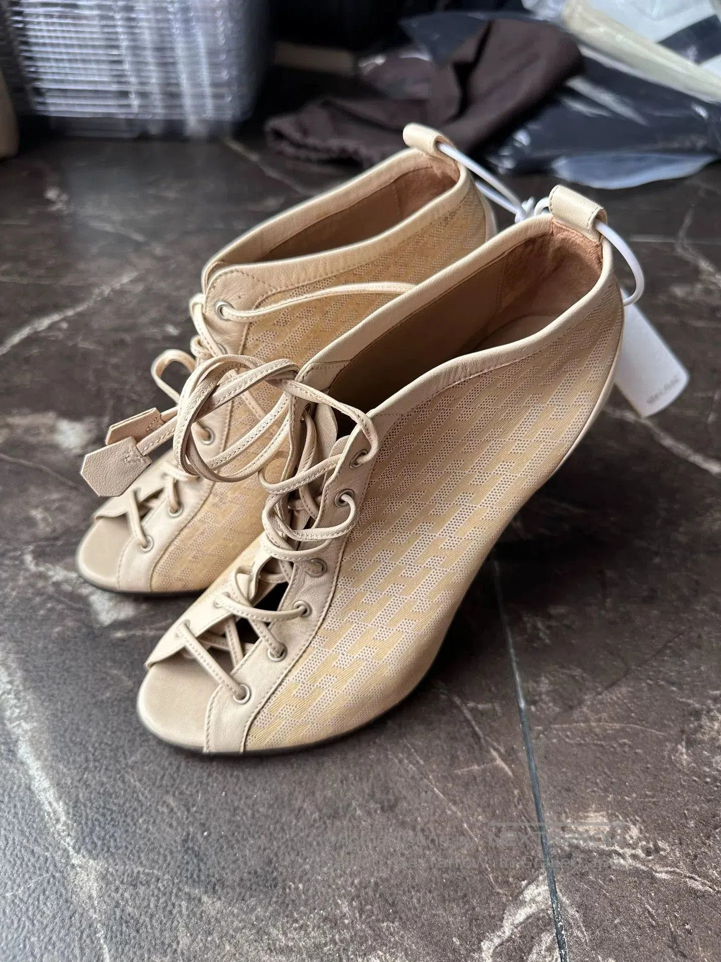 Hermes Hermes Women's Peep. Size US 6.5 / IT 36.5 - 1 Thumbnail