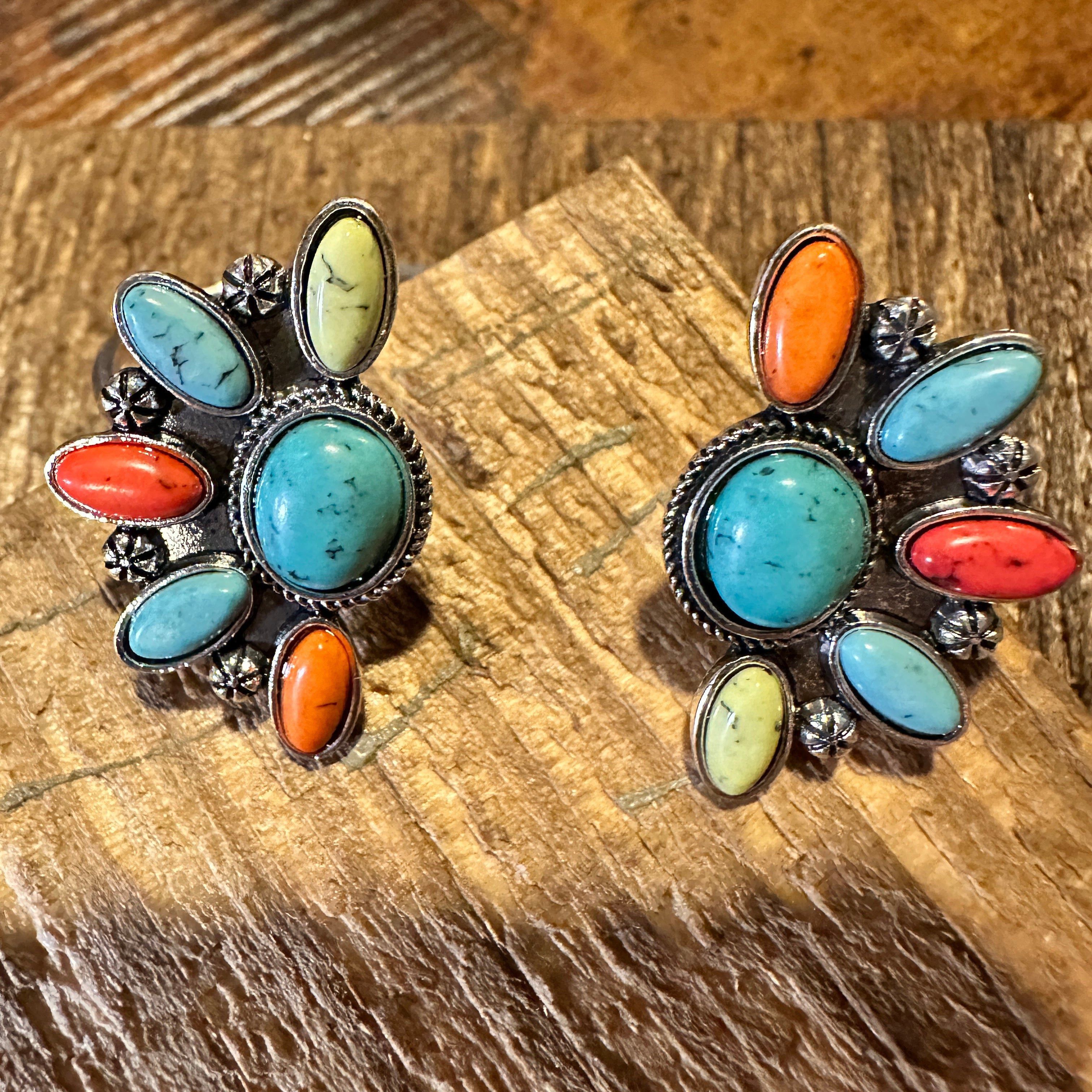 Other Southwestern-Inspired Bohemian Open Bangle with Multicolor S Size ONE SIZE - 5 Thumbnail