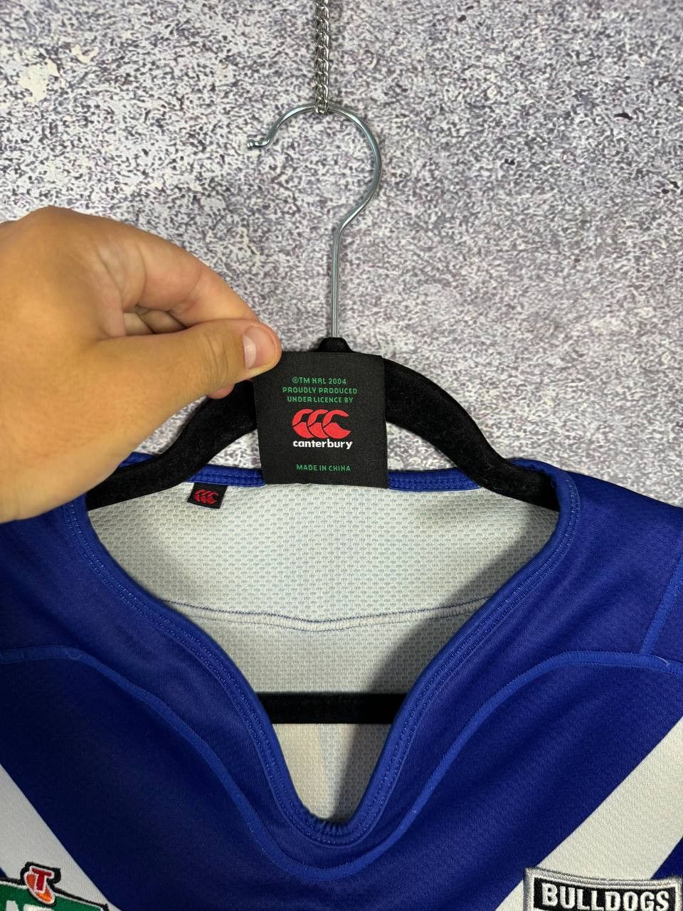 Canterbury of New Zealand Bulldogs 2017 Home Rugby League Jersey NRL Canterbury XL Size US XL / EU 56 / 4 - 10 Thumbnail