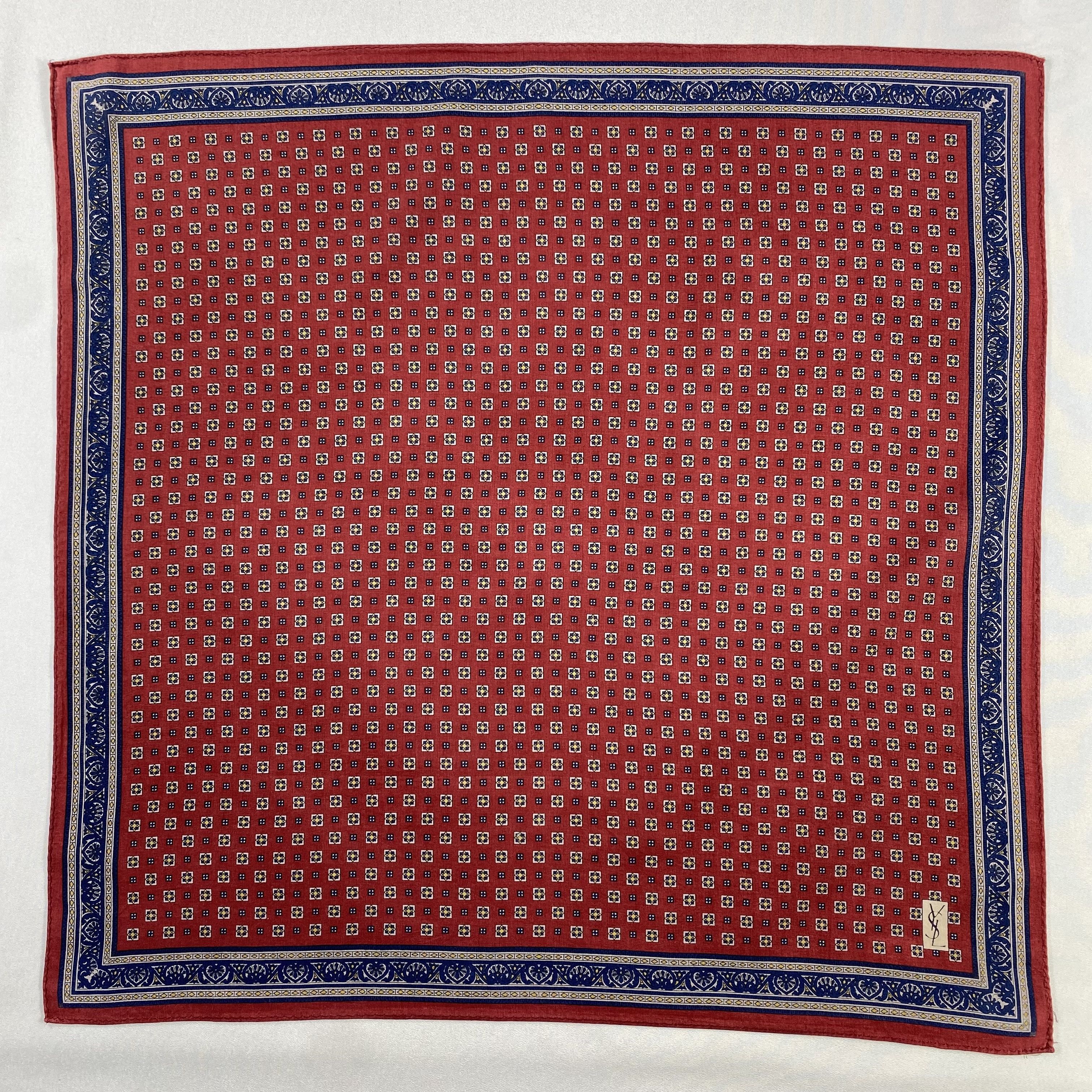 Vintage Yves Saint Laurent Handkerchief / Neckerchief-P1099 Size ONE SIZE - 1 Thumbnail