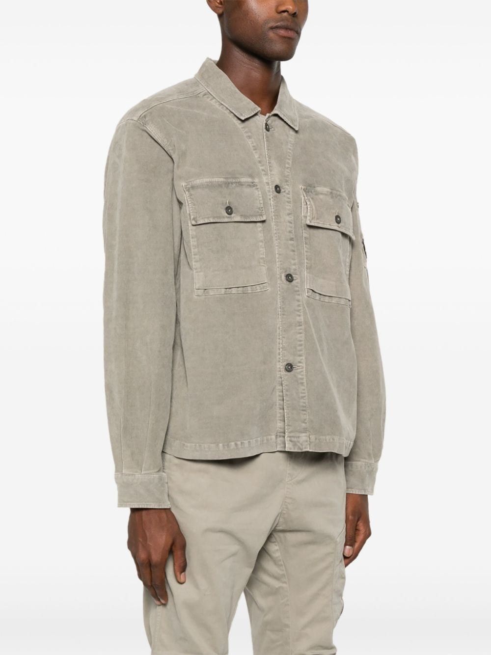 C.P. Company o1y1224 Solid Color Shirt in Grey Size US S / EU 44-46 / 1 - 3 Thumbnail