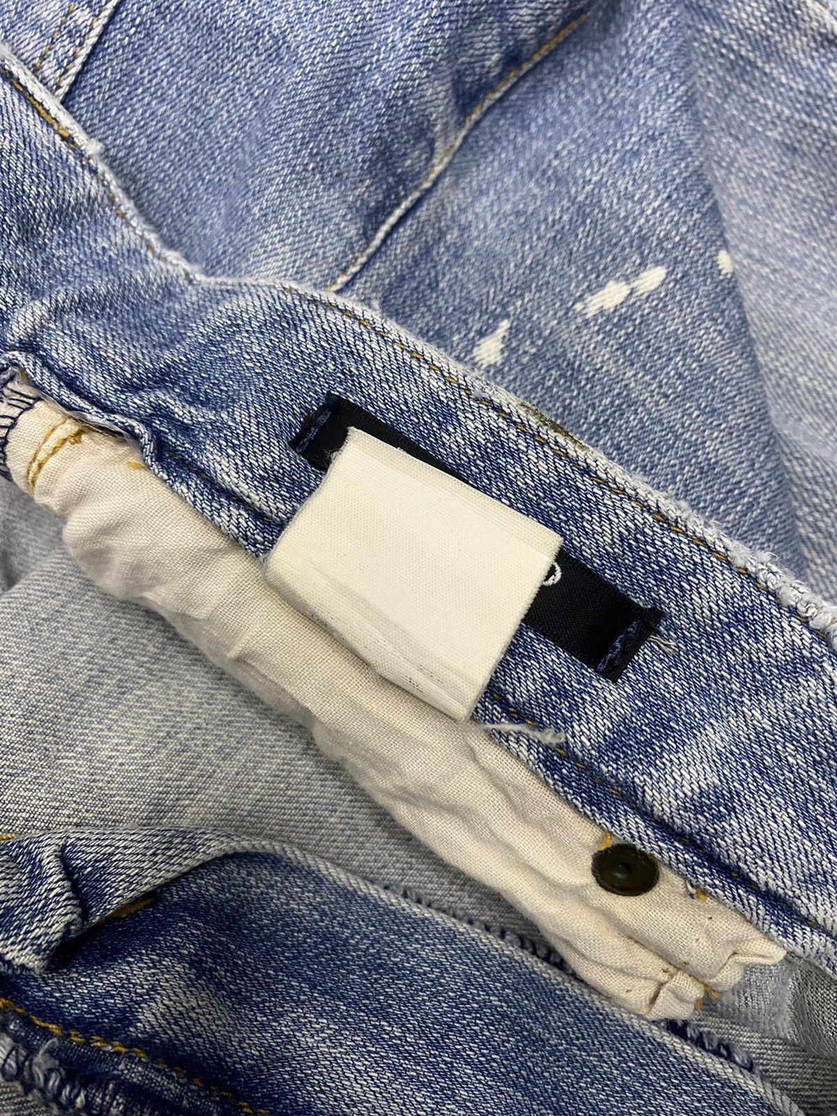 If Six Was Nine × Tornado Mart 🔥TORNADO MART JAPAN FLARE DISTRESSED DENIM CUSTOM MADE Size US 34 / EU 50 - 10 Thumbnail