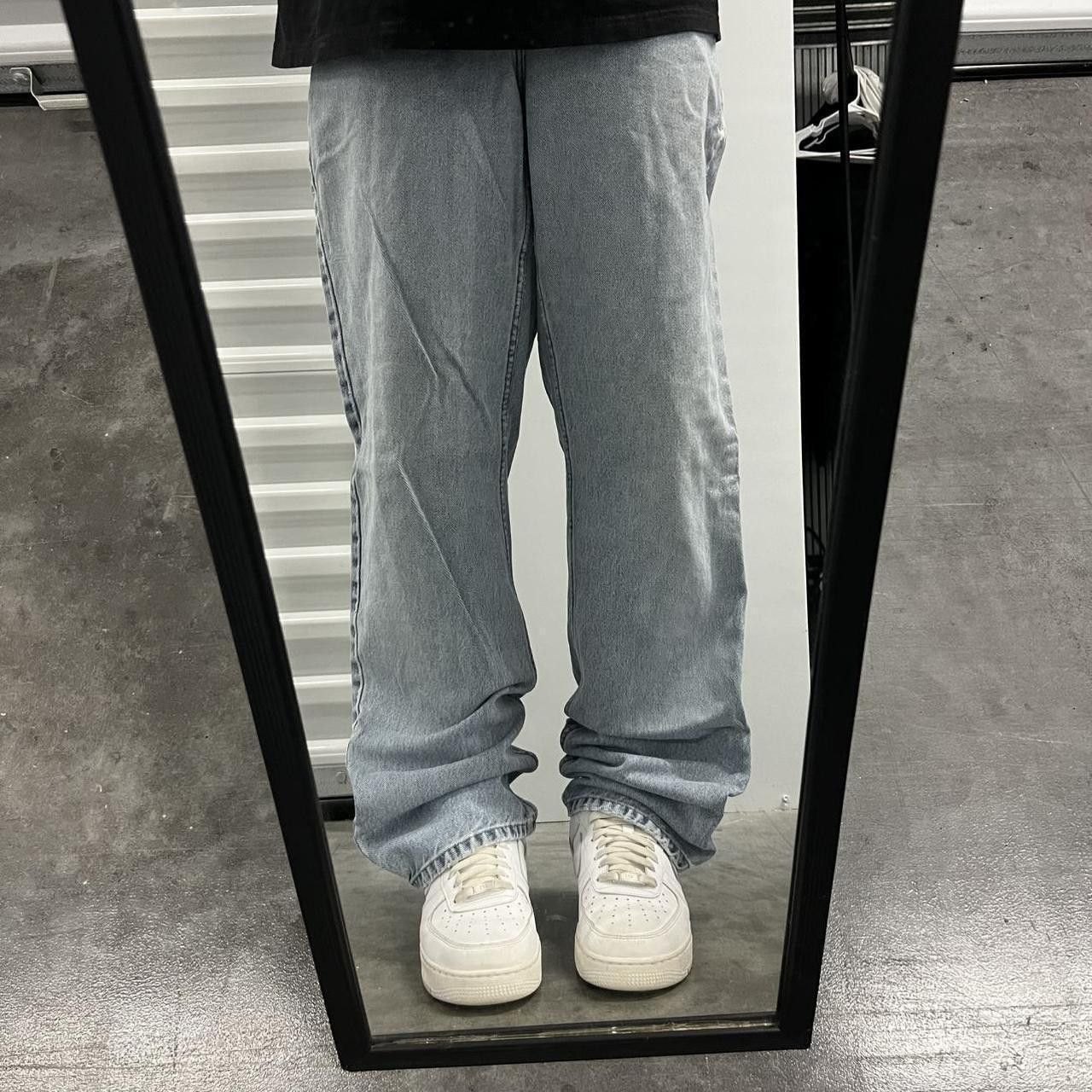 Tommy Hilfiger Crazy Vintage Y2K/2000s Baggy Skater Style Tommy Hilfiger Light Blue Wash! Size US 34 / EU 50 - 1 Thumbnail