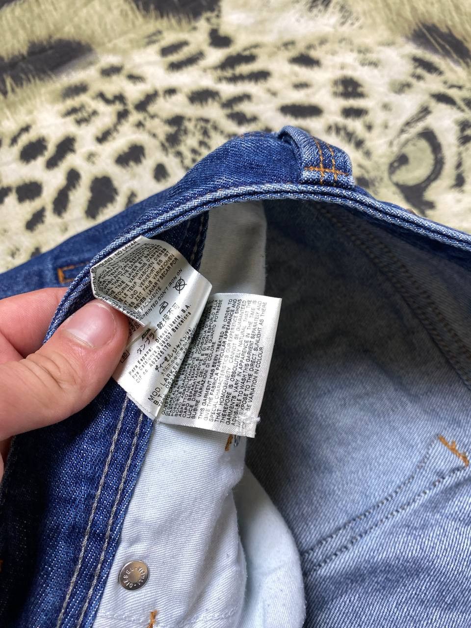 Diesel × Vintage Vintage Diesel 90’s Y2K Style Baggy Wide Denim Jeans Pants Size US 36 / EU 52 - 3 Thumbnail
