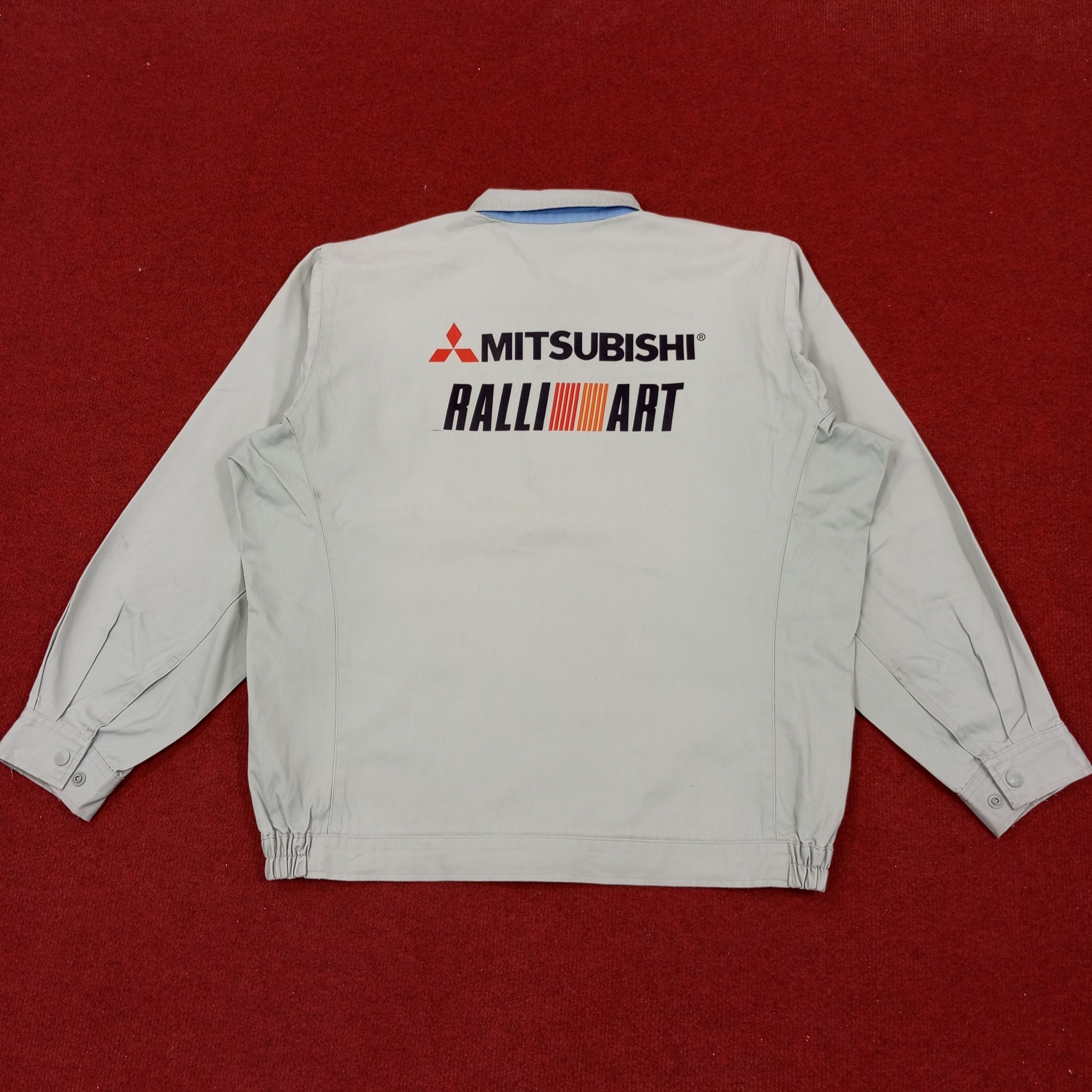 Japanese Brand × Vintage Mitsubishi Ralli Art Japanese Motorsports Custom Art Jacket Size US XL / EU 56 / 4 - 1 Thumbnail