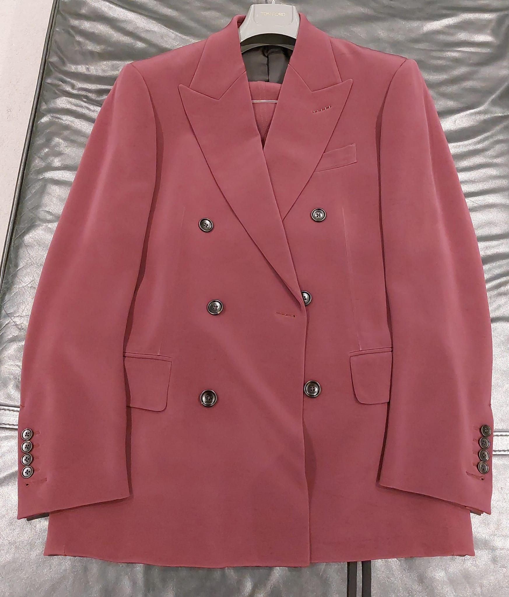 Tom Ford o1loc1c0824 15DD40SZ Cooper Jacket Suit in Burgundy Size US S / EU 44-46 / 1 - 1 Thumbnail